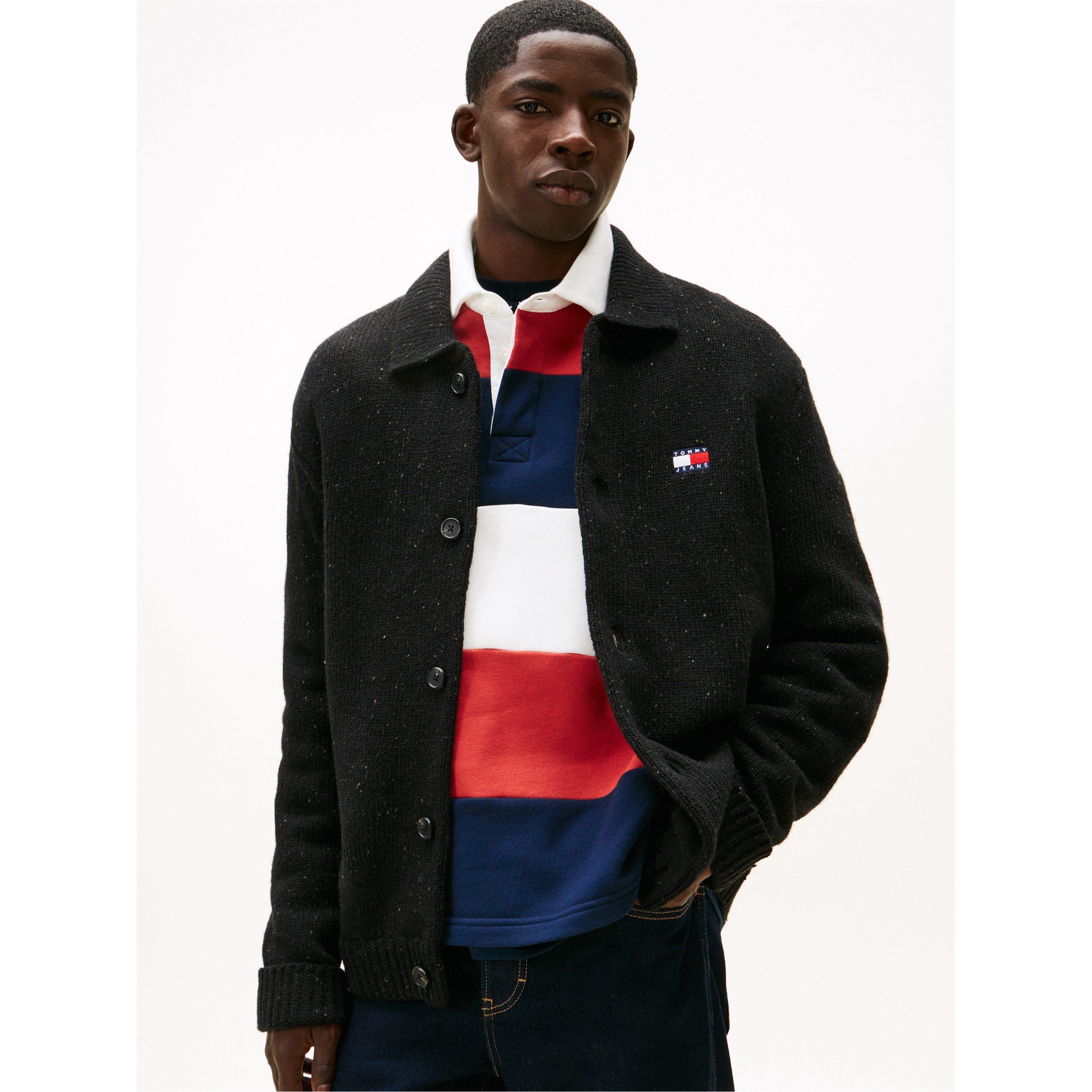 Black - Tommy Jeans - TJ Badge Cardi Sn61 - 2