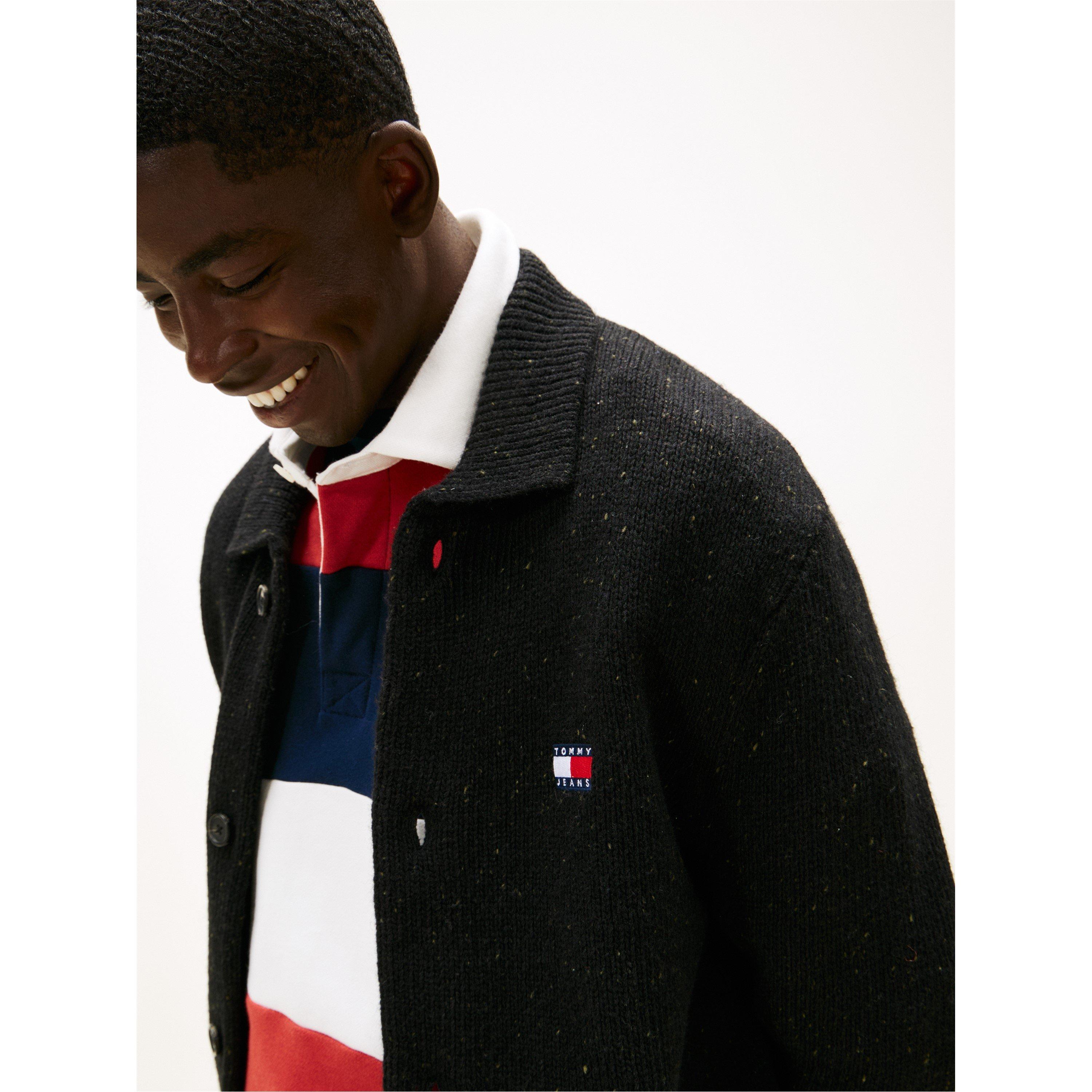 Black - Tommy Jeans - TJ Badge Cardi Sn61 - 3