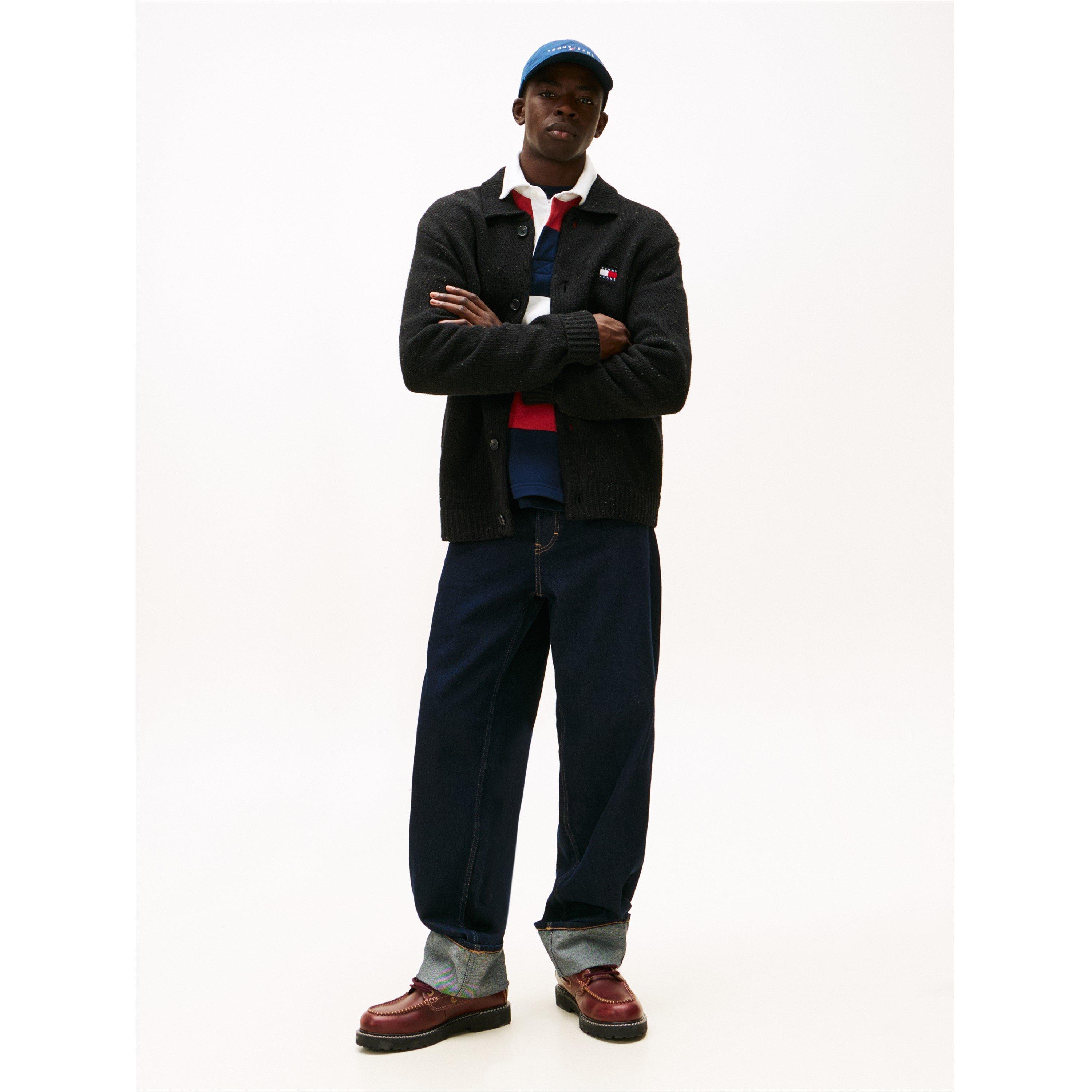 Black - Tommy Jeans - TJ Badge Cardi Sn61 - 4