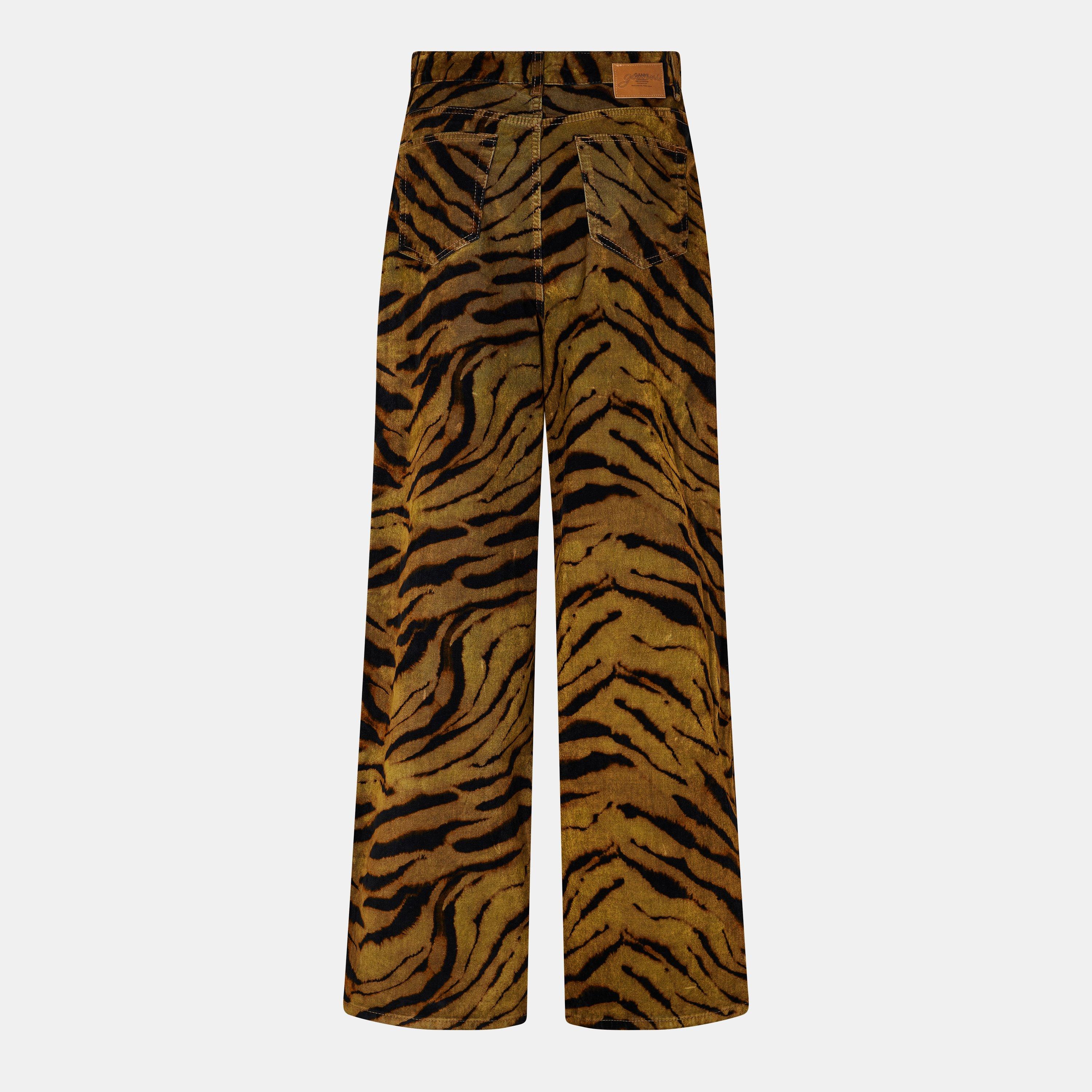 Khaki Tiger - Ganni - Ganni Zebra Denim Ld54 - 2