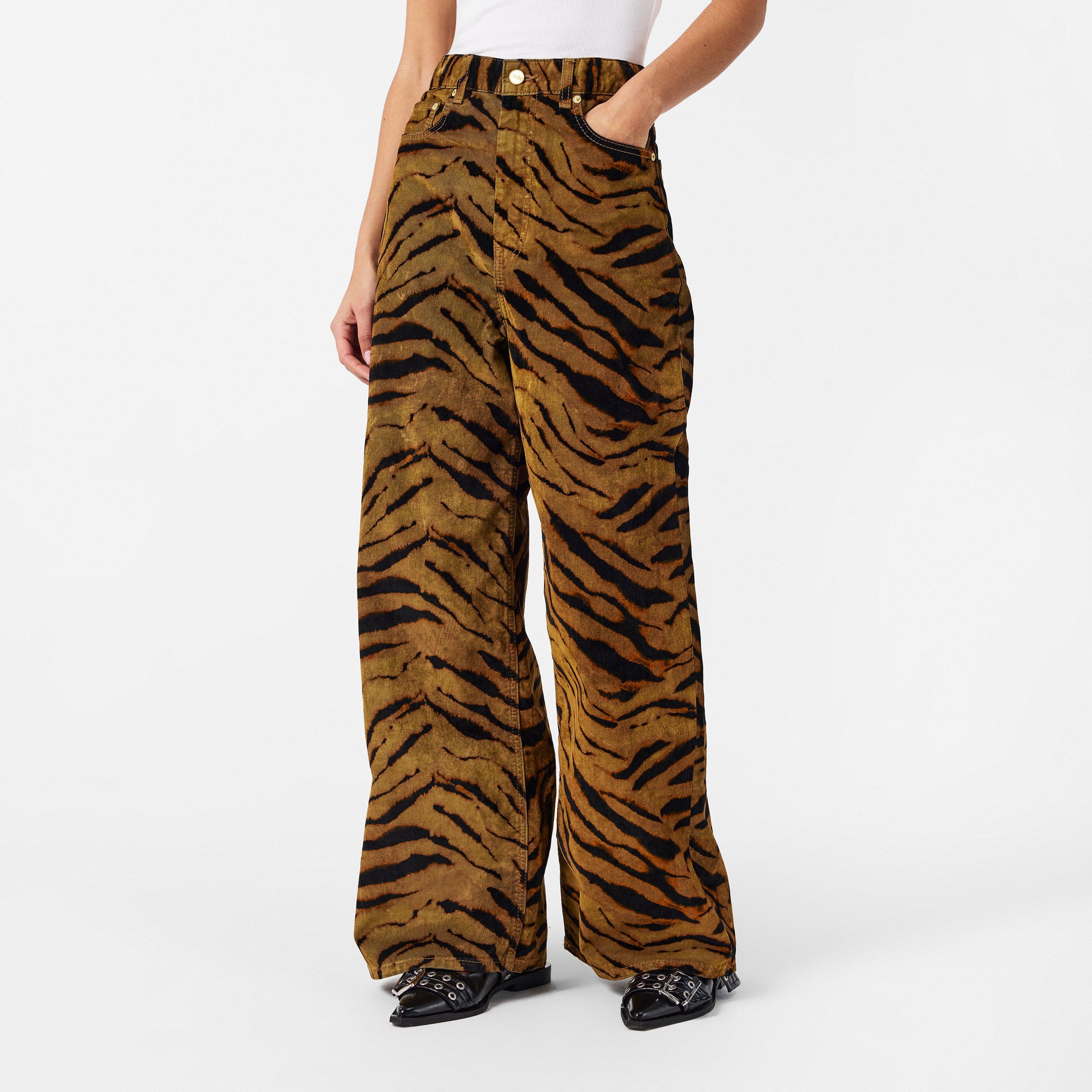 Khaki Tiger - Ganni - Ganni Zebra Denim Ld54 - 3