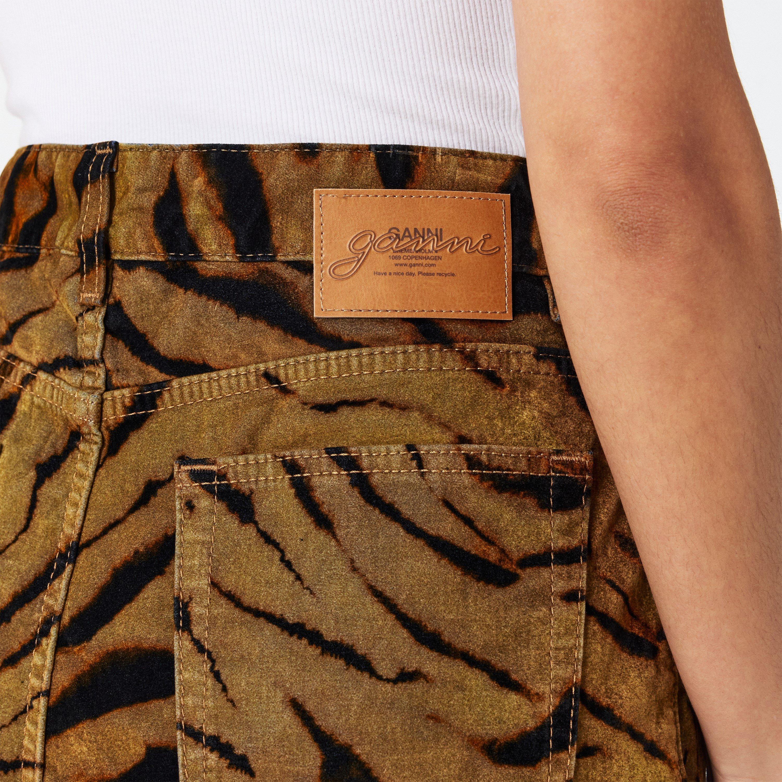 Khaki Tiger - Ganni - Ganni Zebra Denim Ld54 - 5