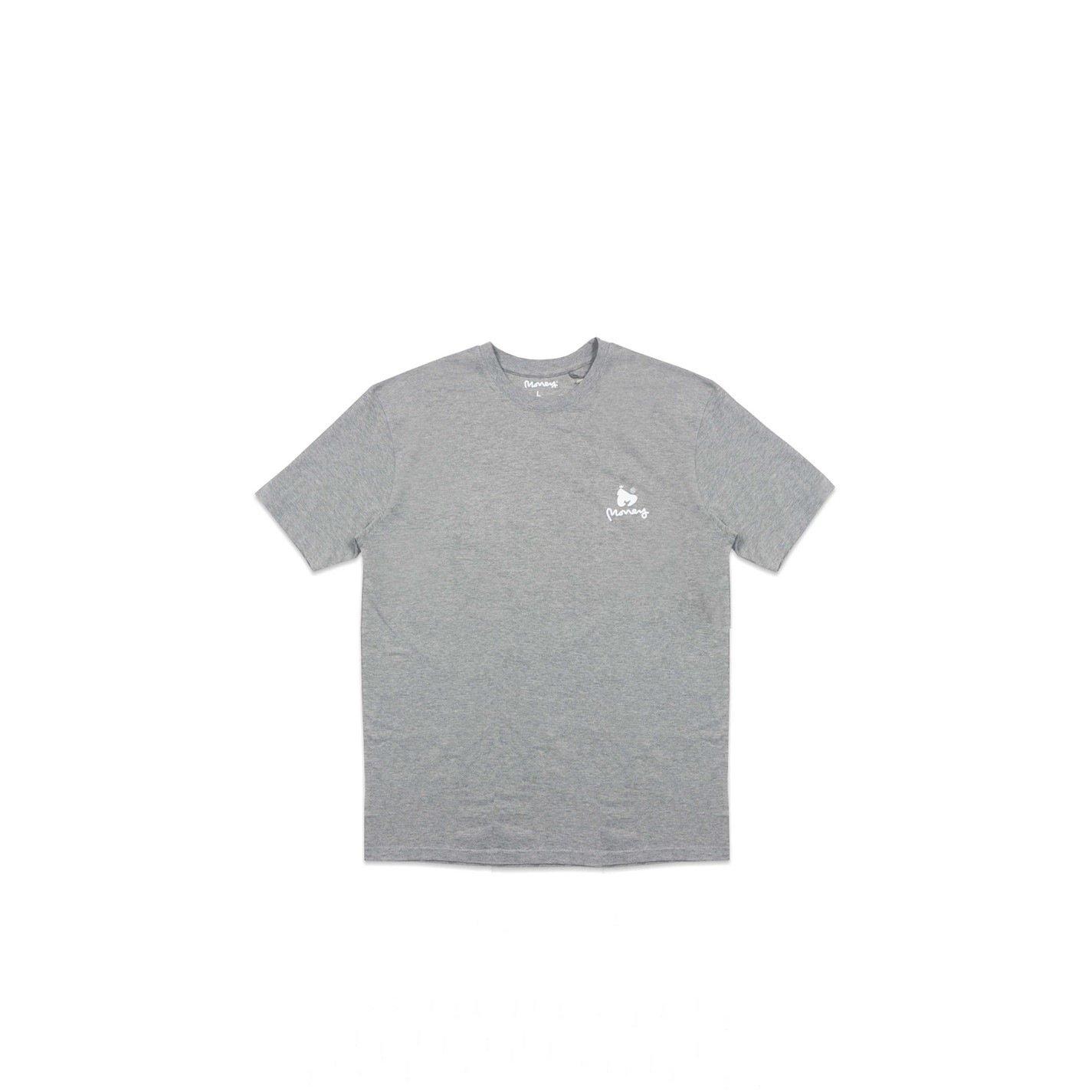 Grey Melange - Money - Lounger Elasticated Short Twin Set - 2