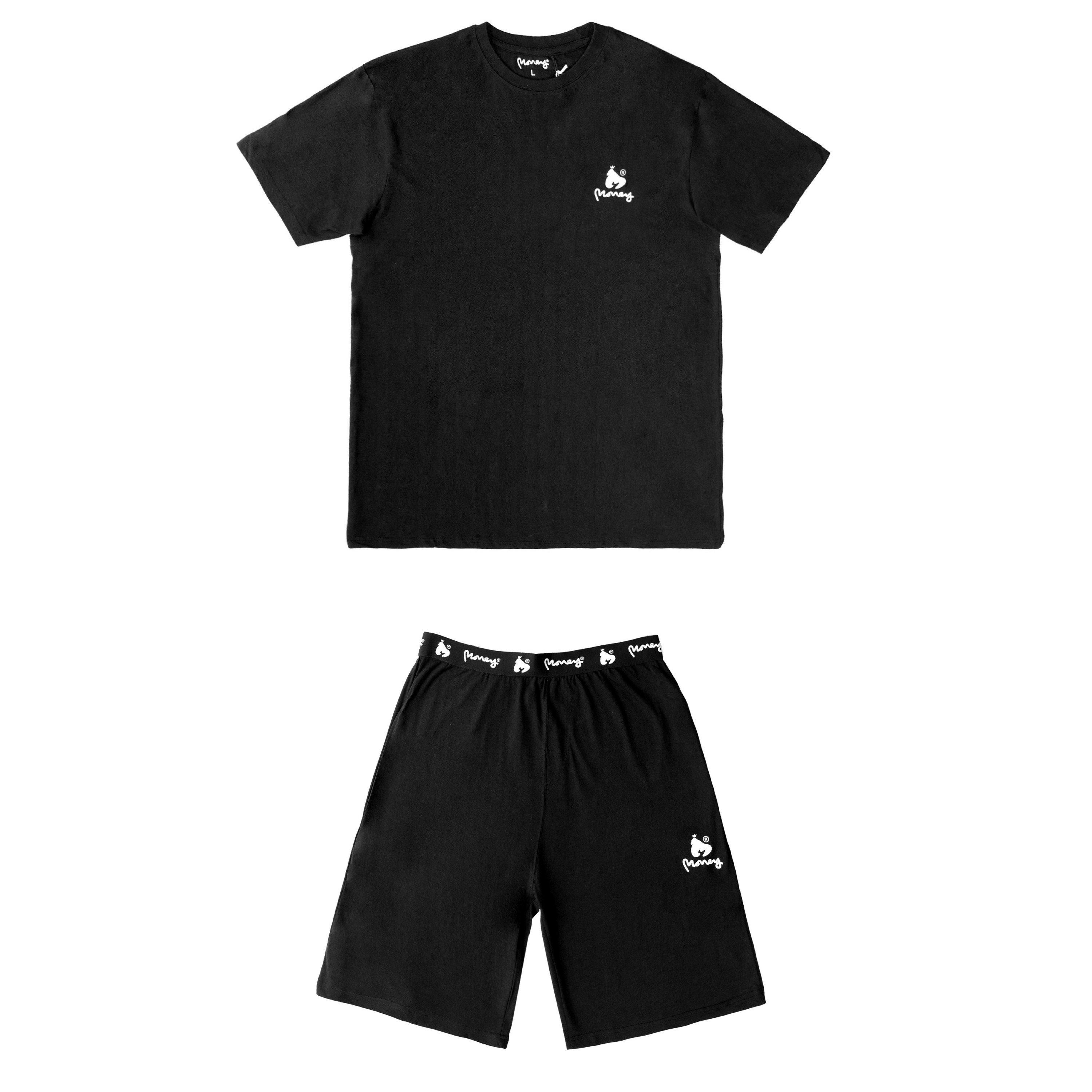 Nero - Money - Lounger Elasticated Short Twin Set - 3