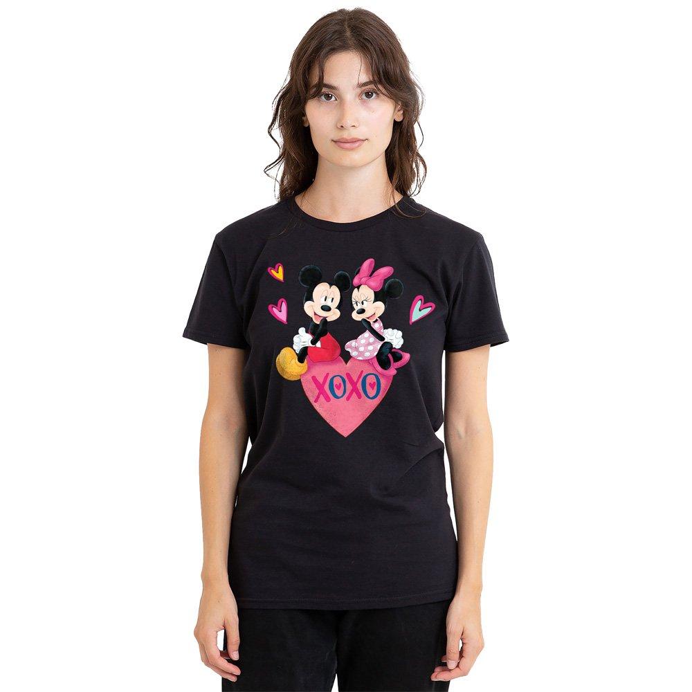Black - Disney - Mickey and Minnie Mouse Valentines Day T-Shirt B - 1