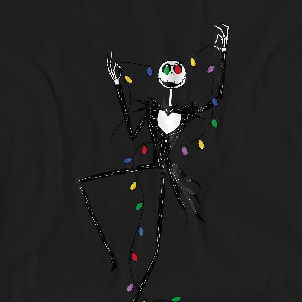 Black - Disney - The Nightmare Before Christmas Jack Fairy Lights T - 2