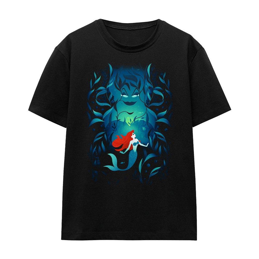Black - Disney - The Little Mermaid Ursula Ariel T-Shirt Black - 4