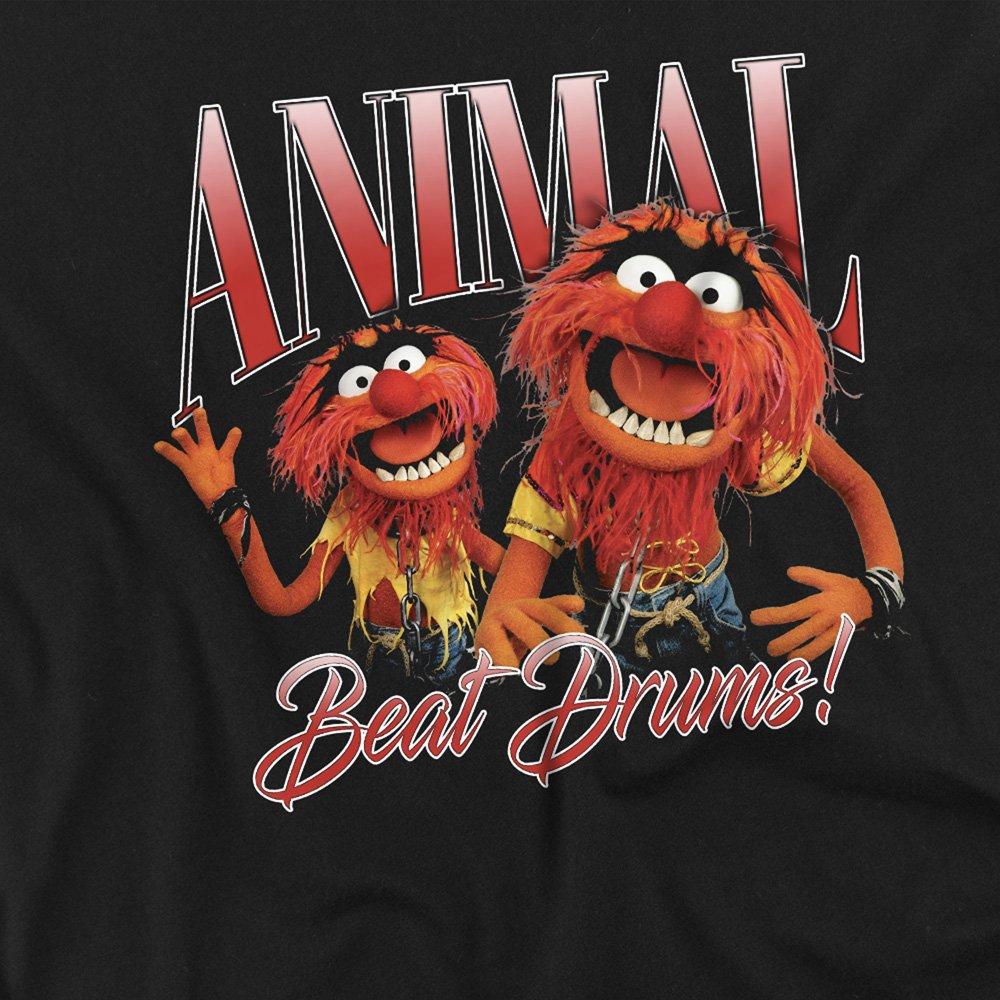 Black - Disney - Muppets Animal Bootleg Long Sleeve T-Shirt Black - 2