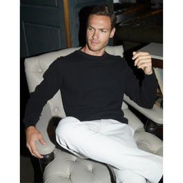 Threadbare Cable Knit Crew Neck Jumper Mens