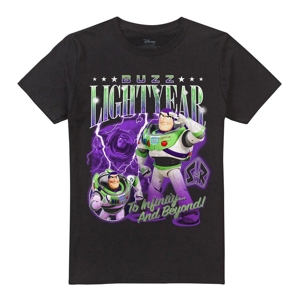 Black - Disney - Toy Story Buzz Lightyear Homage T-Shirt Black - 4
