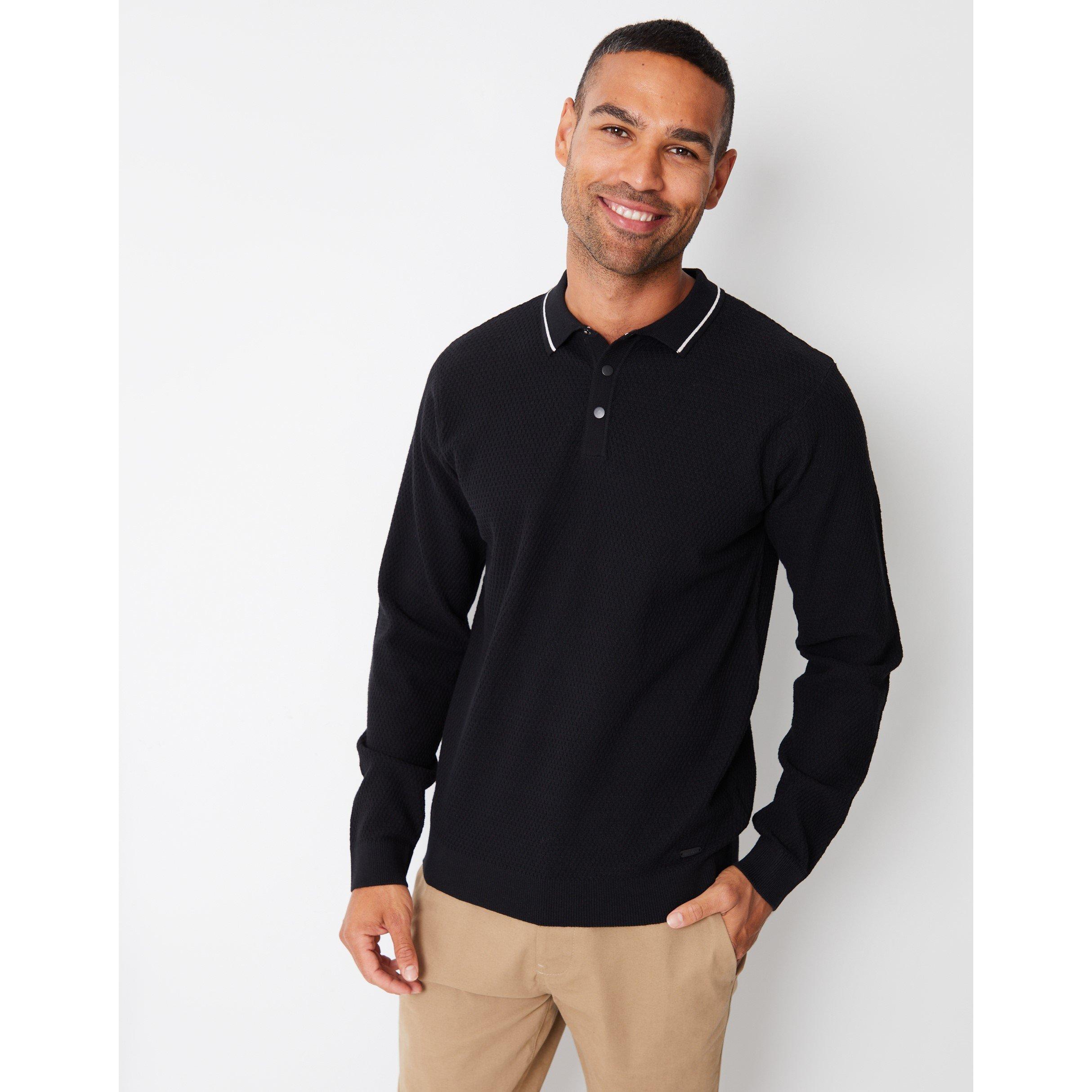 Black - Threadbare - Crew Neck Jumper - 1