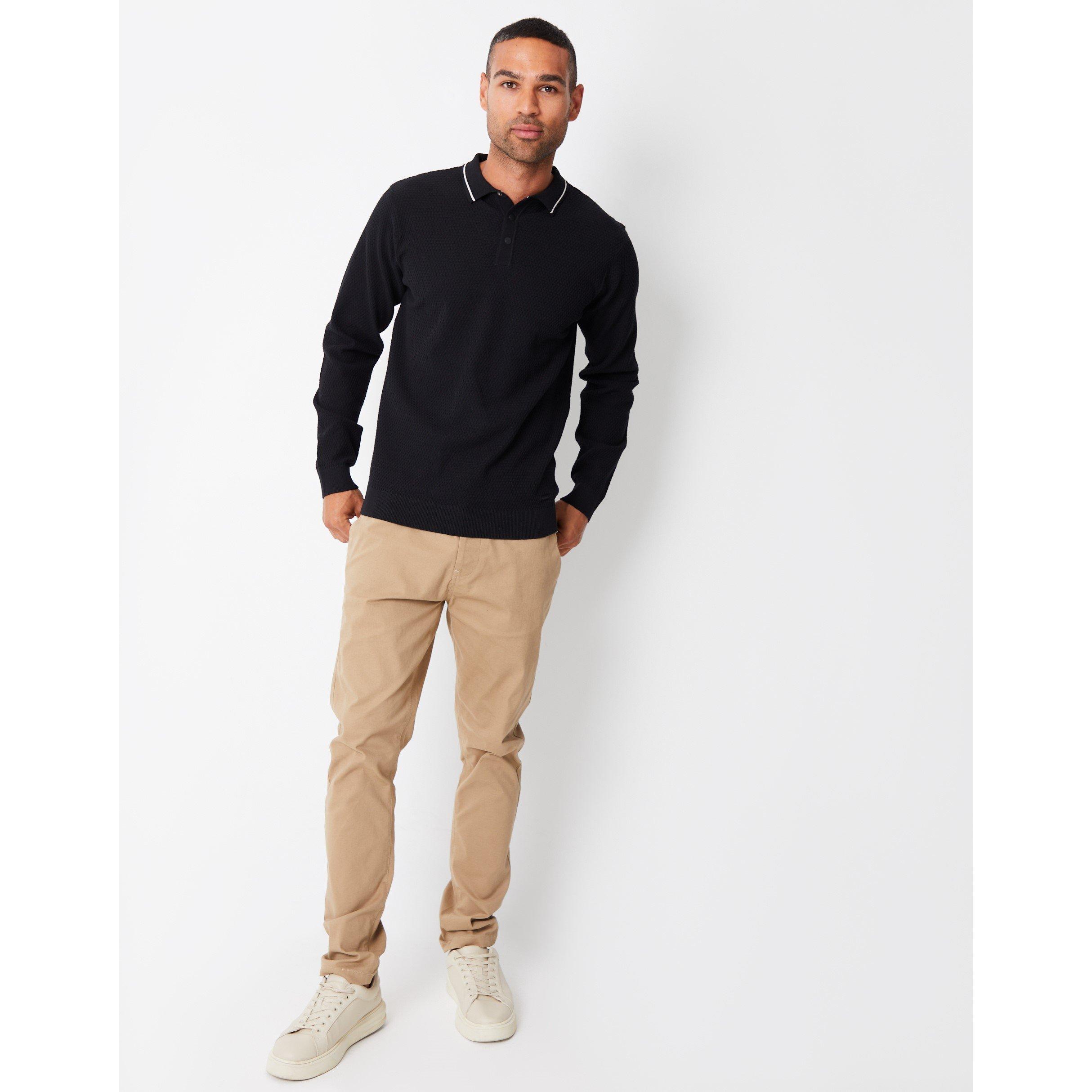 Black - Threadbare - Crew Neck Jumper - 2