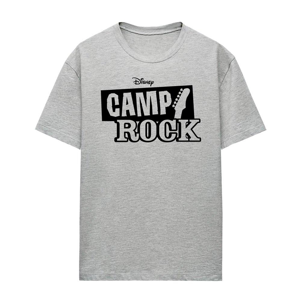 Light Grey - Disney - Camp Rock Mono Logo T-Shirt Athletic Heather - 4