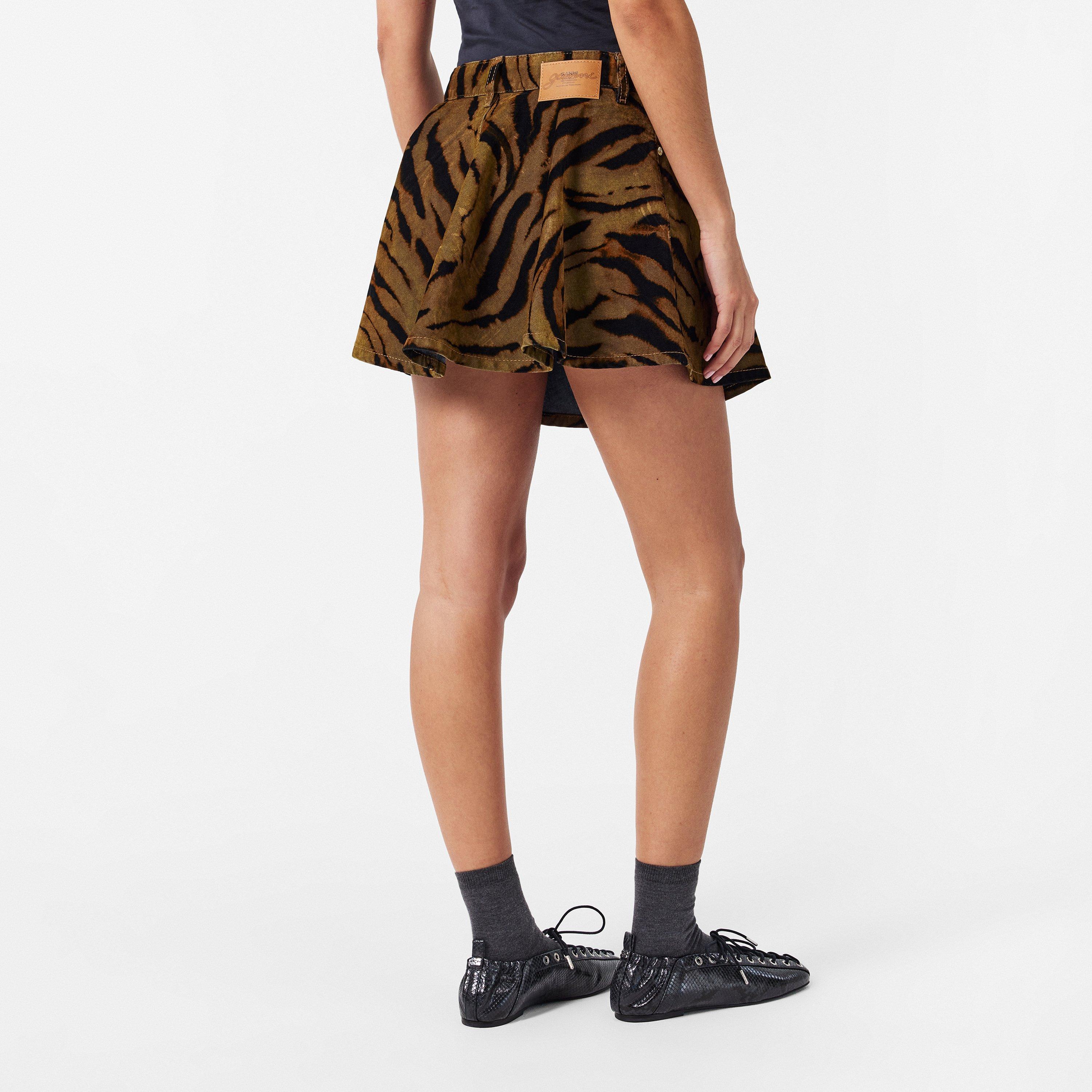 Khaki Tiger - Ganni - Ganni Flock Mini Ld54 - 4