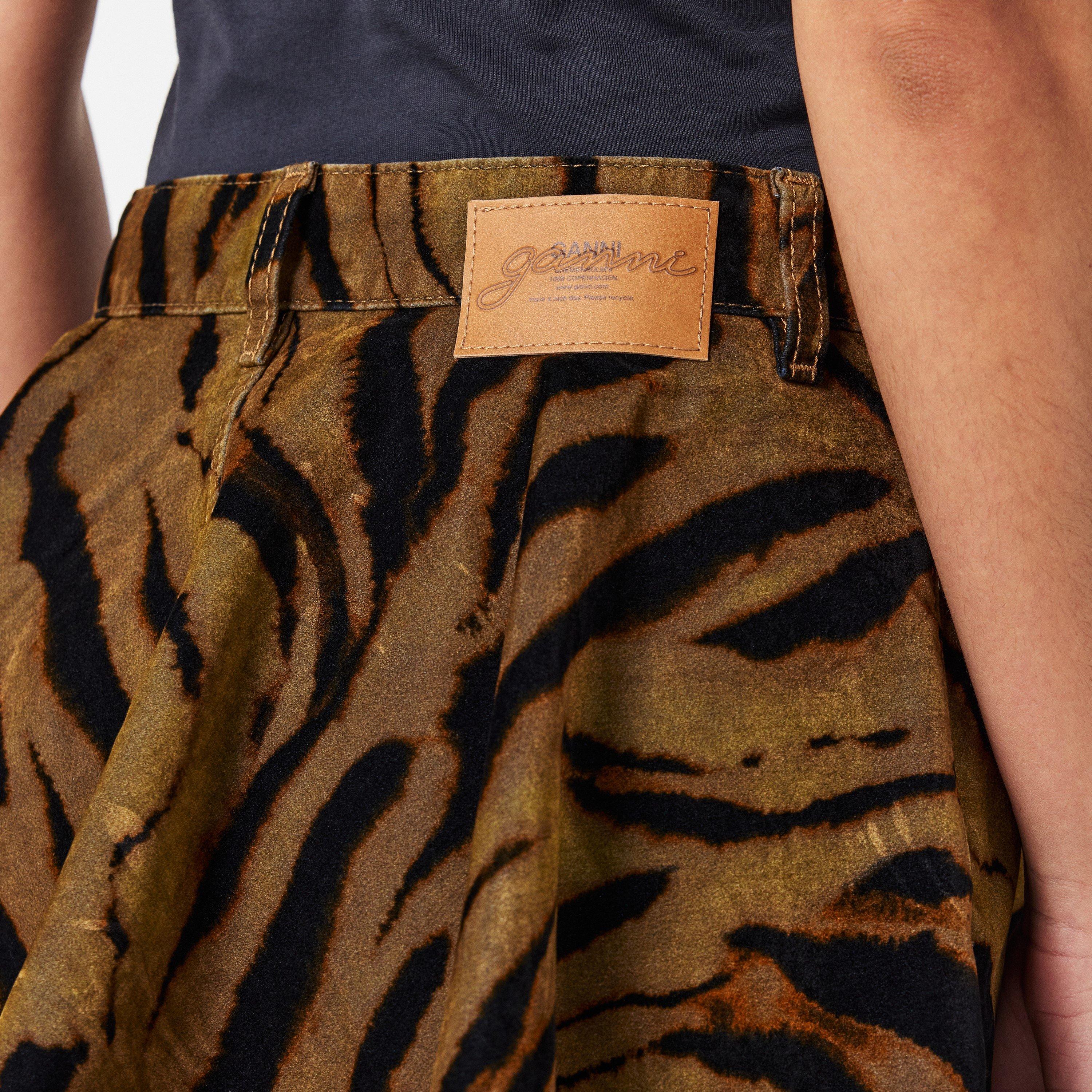 Khaki Tiger - Ganni - Ganni Flock Mini Ld54 - 5