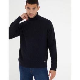 Threadbare Roll Neck Jumper Mens