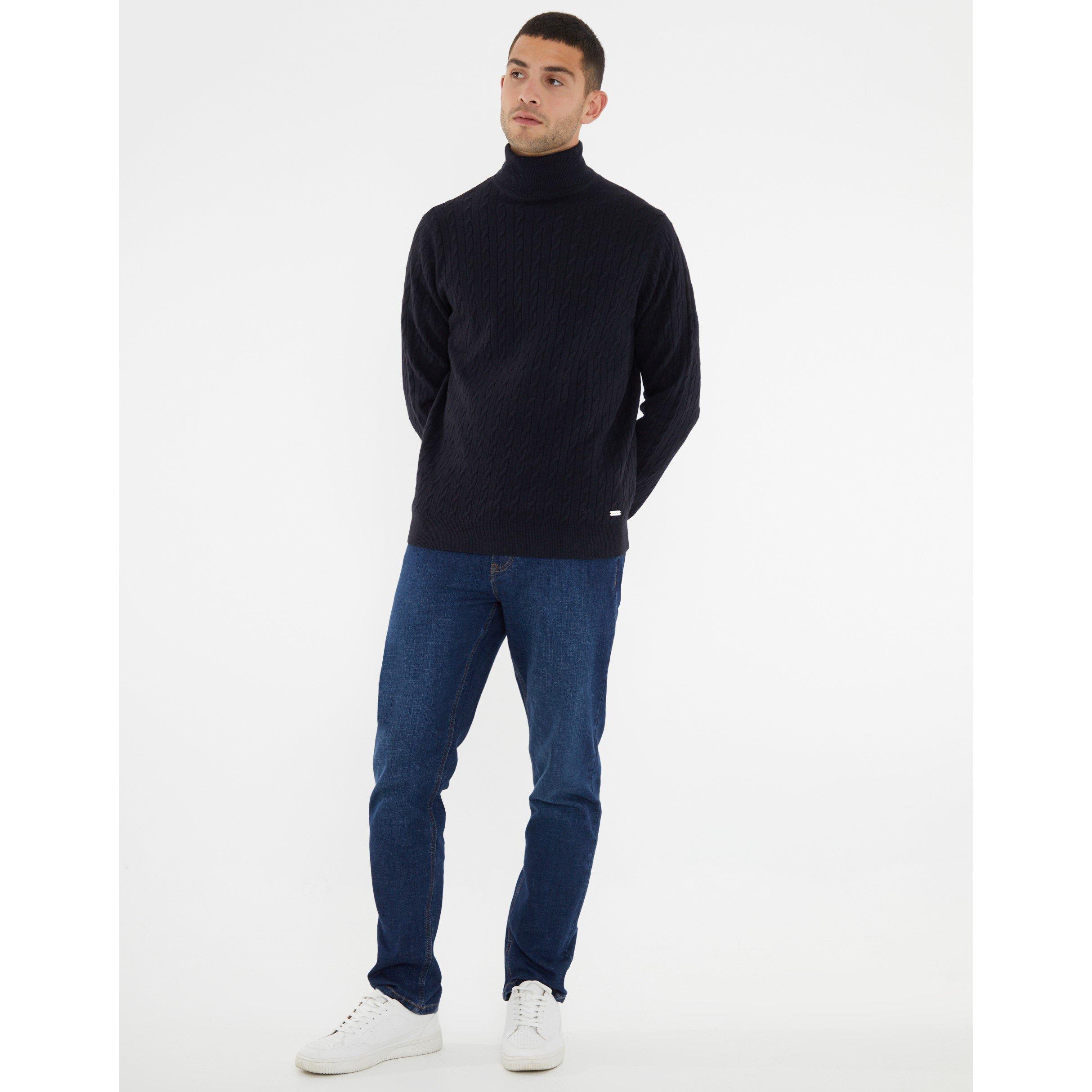 Marine - Threadbare - Men's Crew Neck Jumper - 2