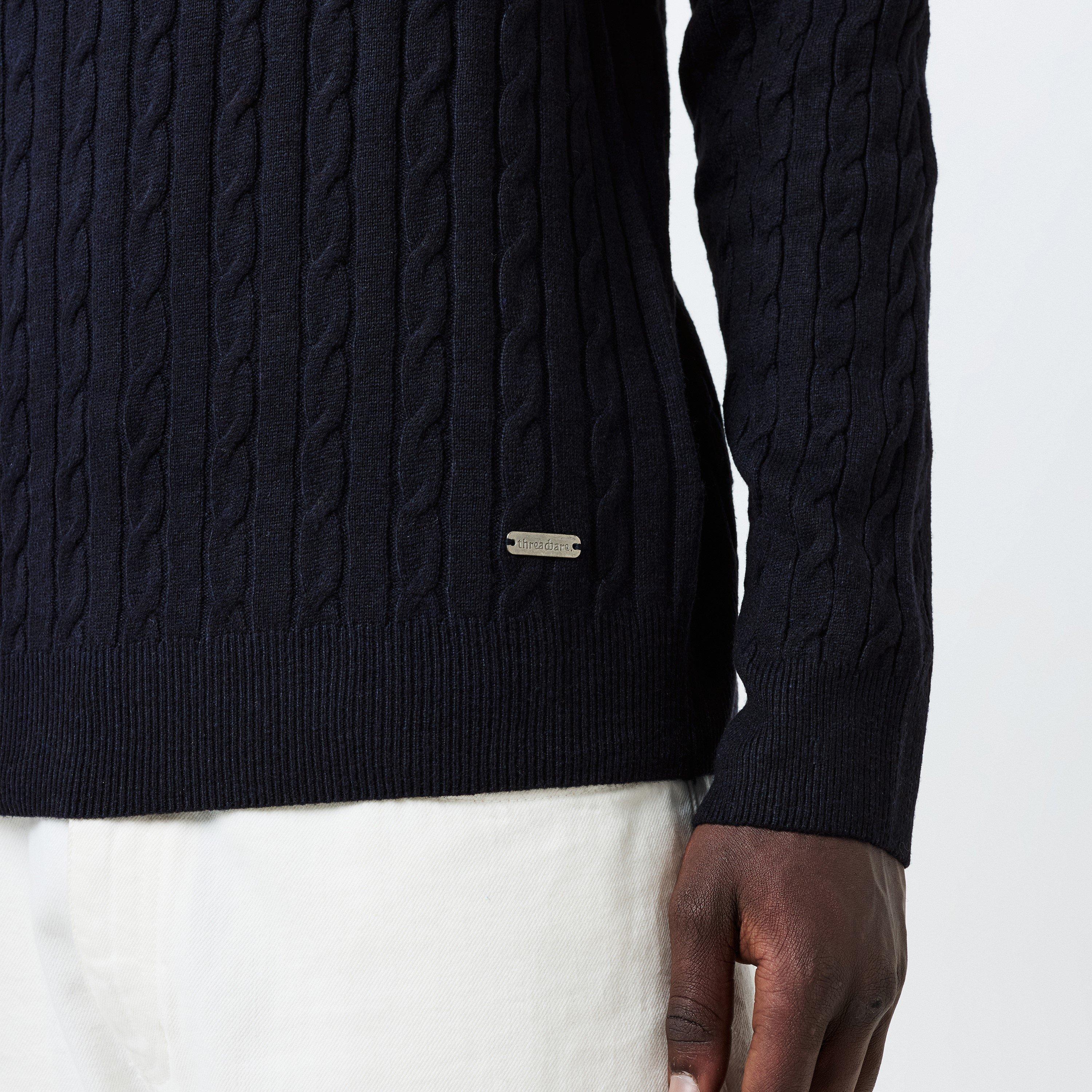 Marine - Threadbare - Men's Crew Neck Jumper - 5
