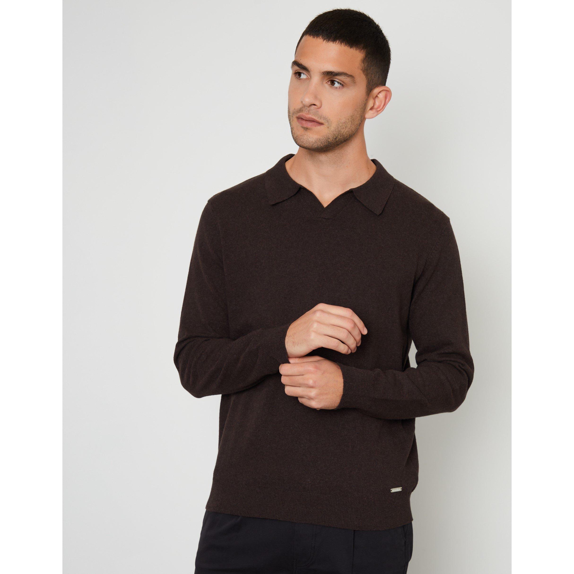 Chocolat - Threadbare - Long-Sleeve Knitted Crew Neck Jumper - 1