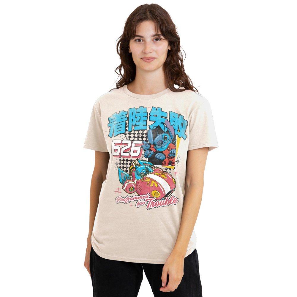 Natural - Disney - Lilo And Stitch Manga Race T-Shirt Natural - 1