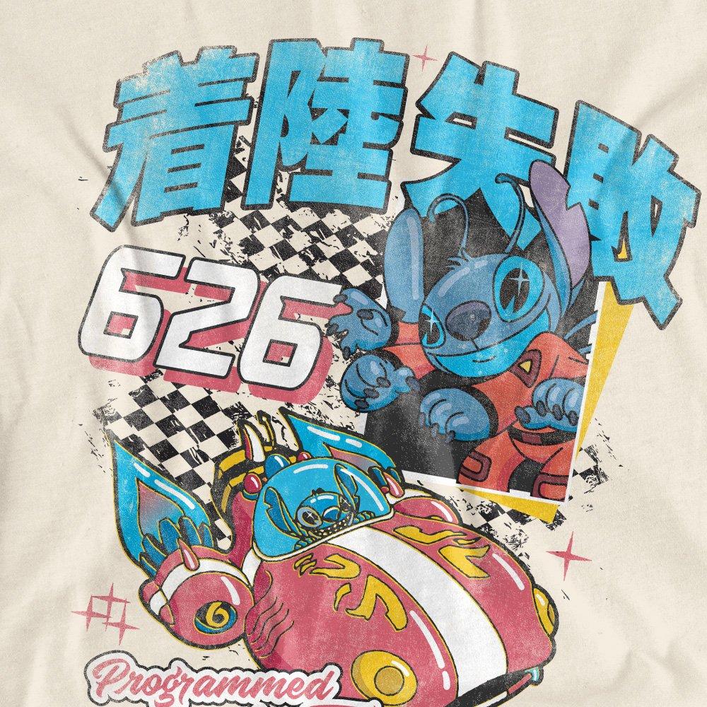 Natural - Disney - Lilo And Stitch Manga Race T-Shirt Natural - 2