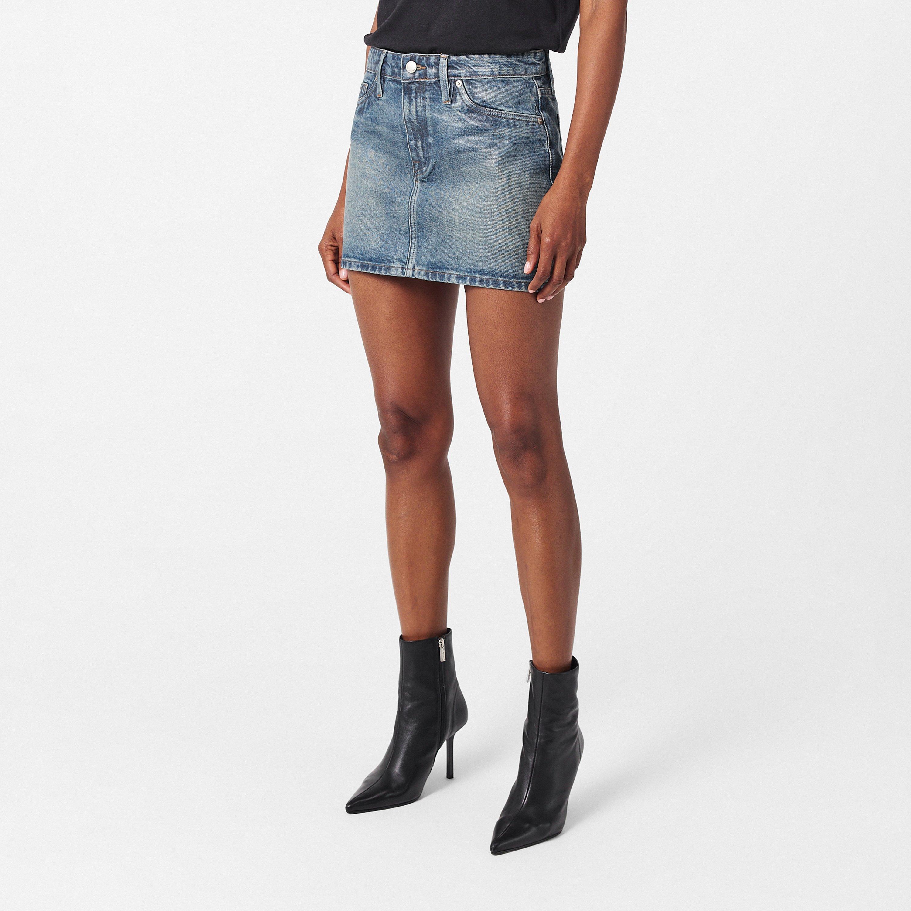 indigo927 - Good American - Women's Mini Denim Skirt - 3