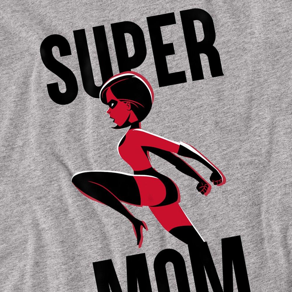 Light Grey - Disney - The Incredibles Super Mom Long Sleeve T-Shirt Ath - 2