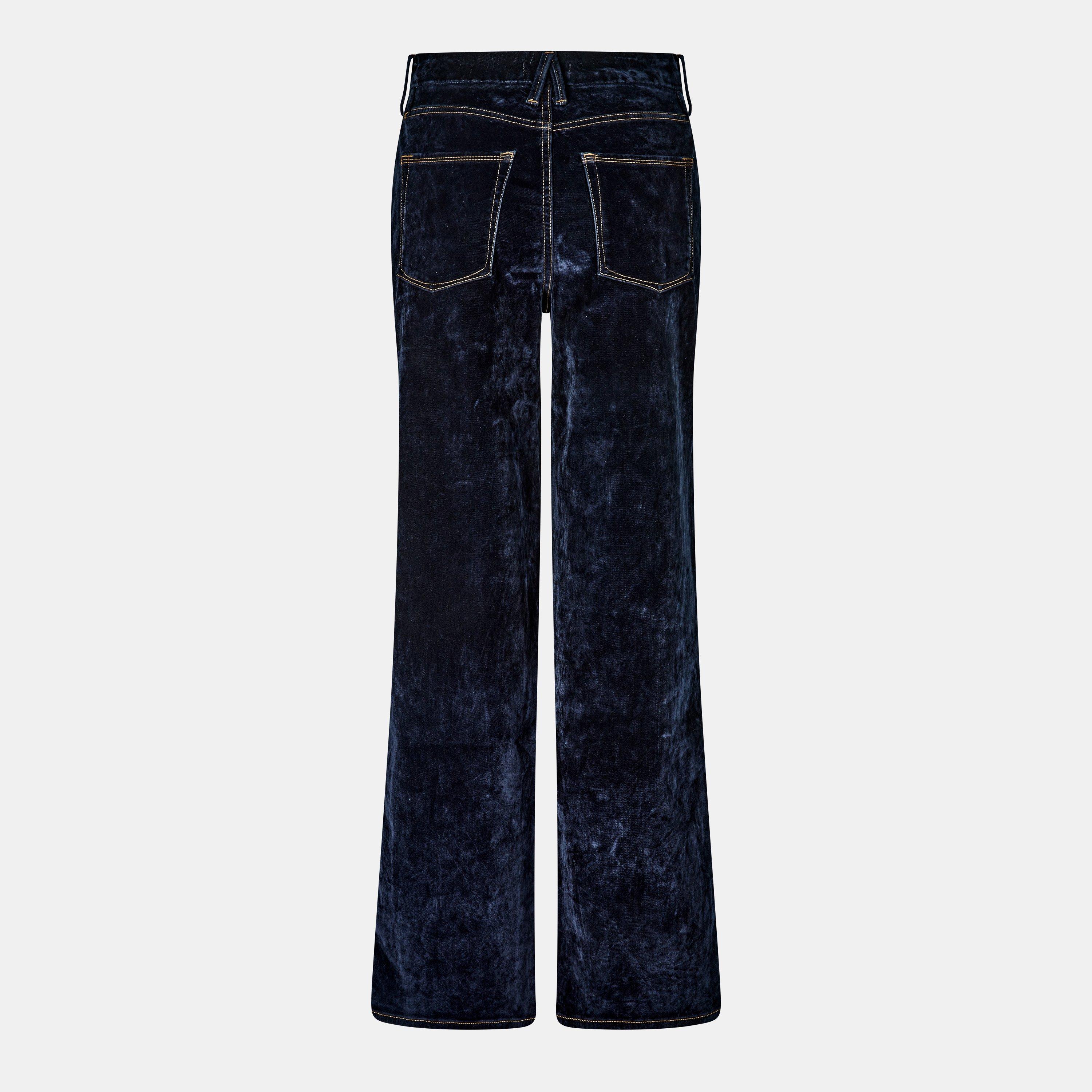 indigo939 - Good American - Women's Skate Velvet Wide Leg Jeans - 2