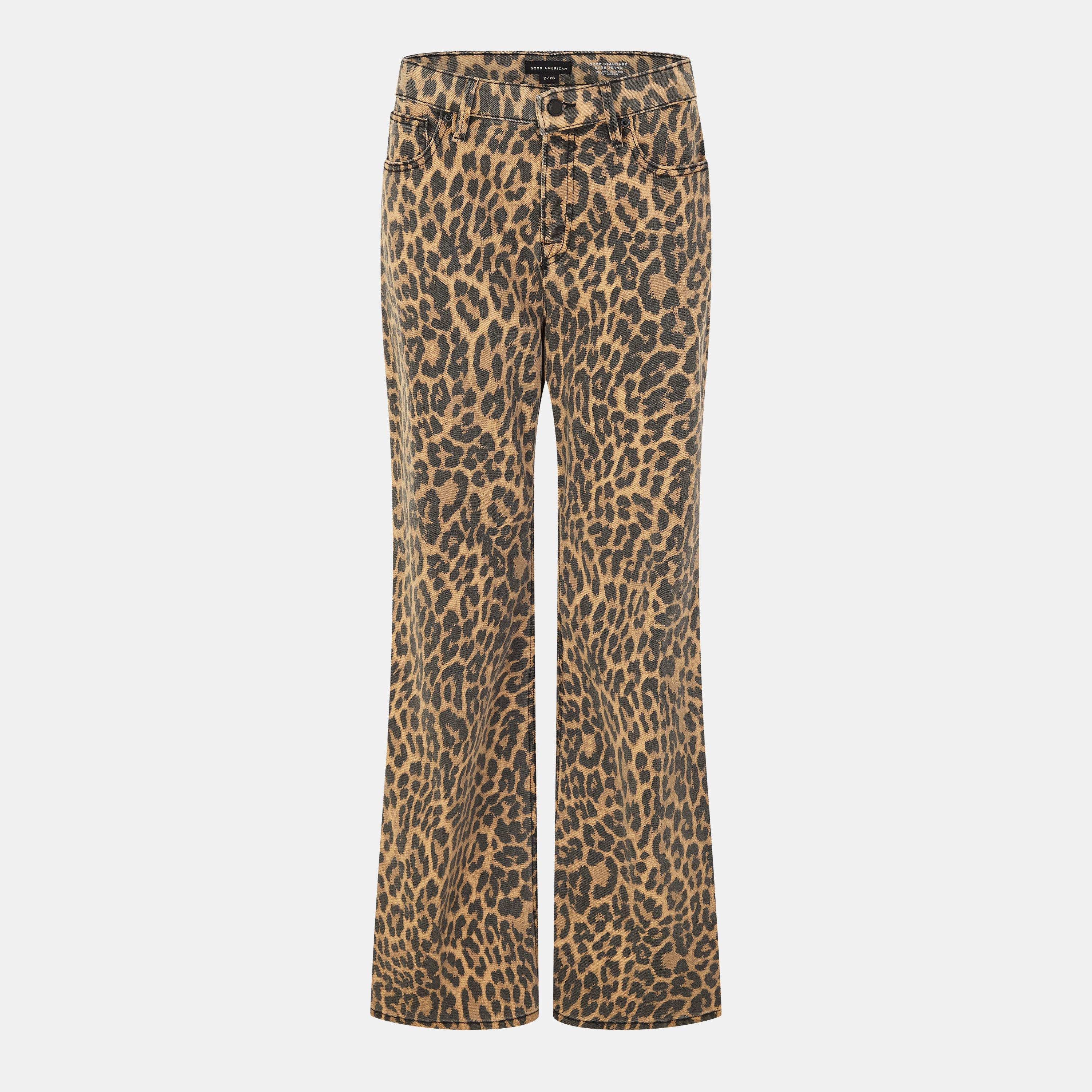 luckyleopard001 - Good American - Women's Boyfriend Wide Leg Jeans - 1