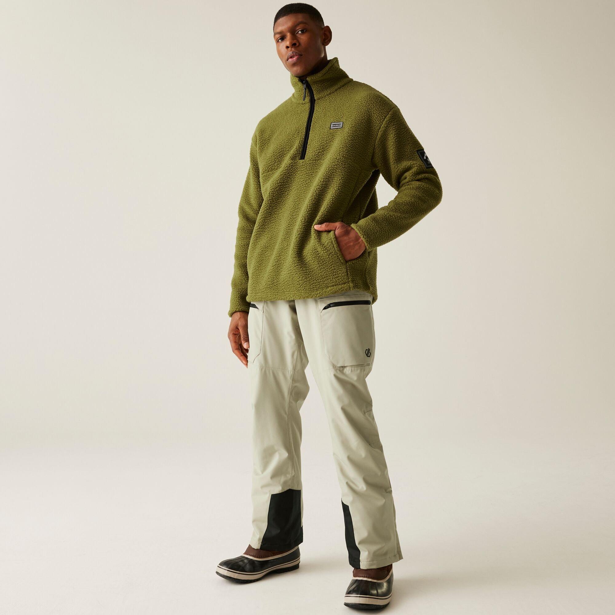 Olive Green - Dare 2b - Twin Tip half Fleece - 3