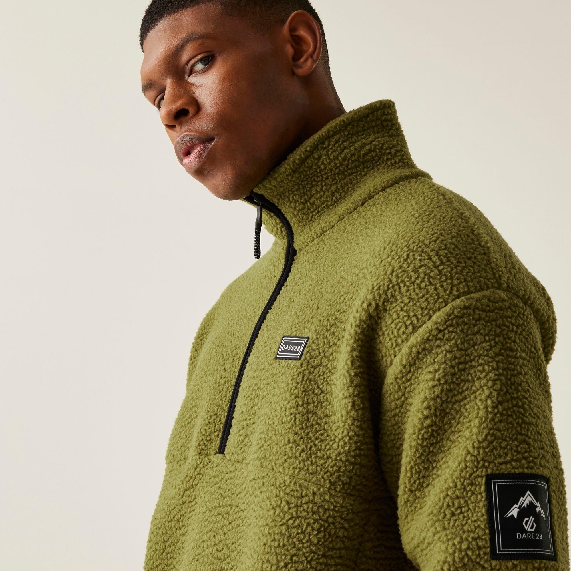 Olive Green - Dare 2b - Twin Tip half Fleece - 4