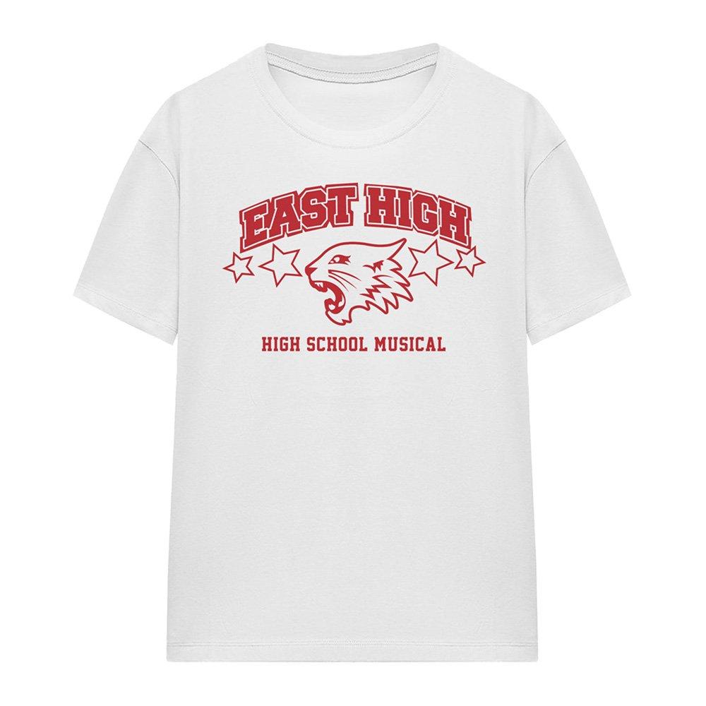 White - Disney - High School Musical East High T-Shirt White - 4