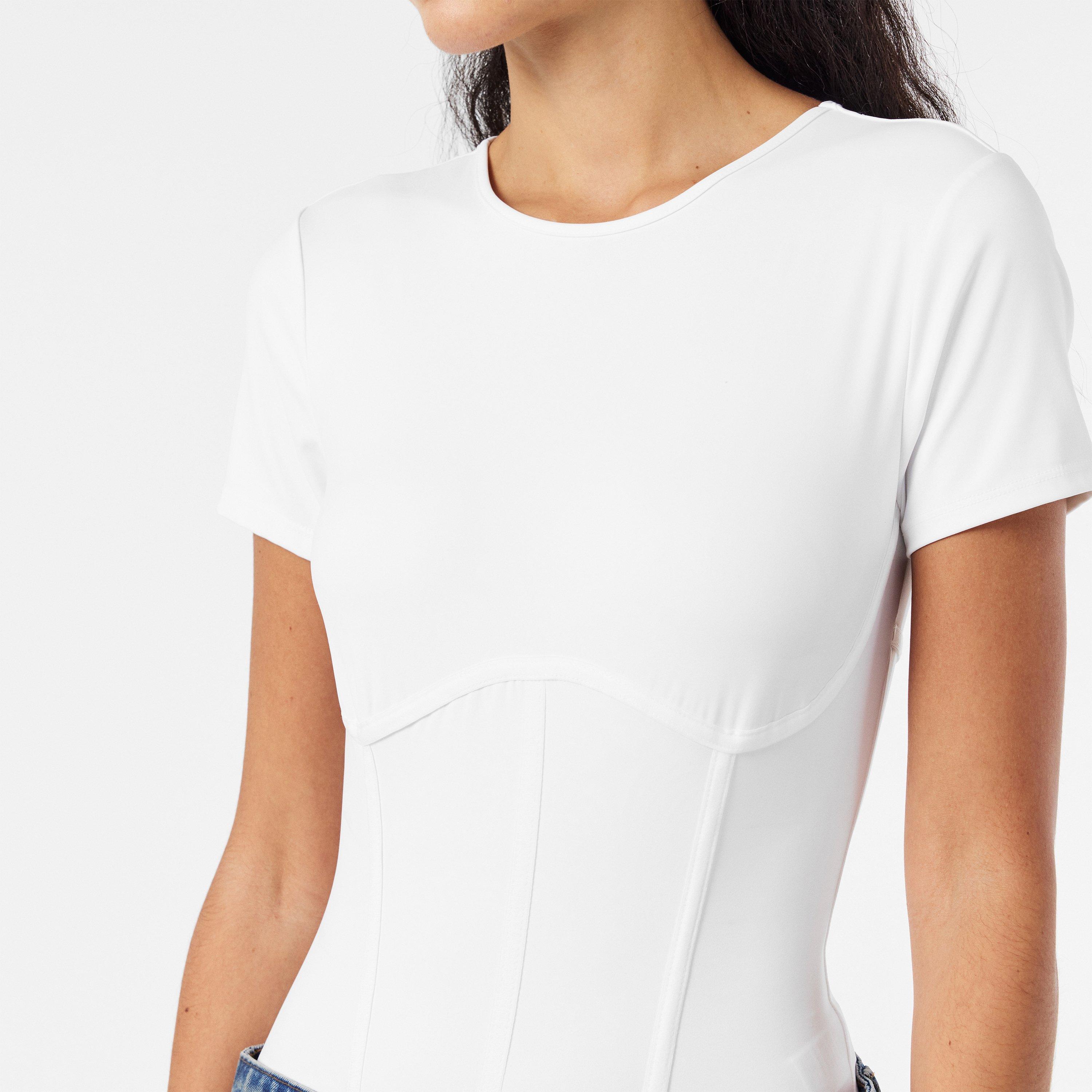 White001 - Good American - Women's Corset Bodysuit - 5