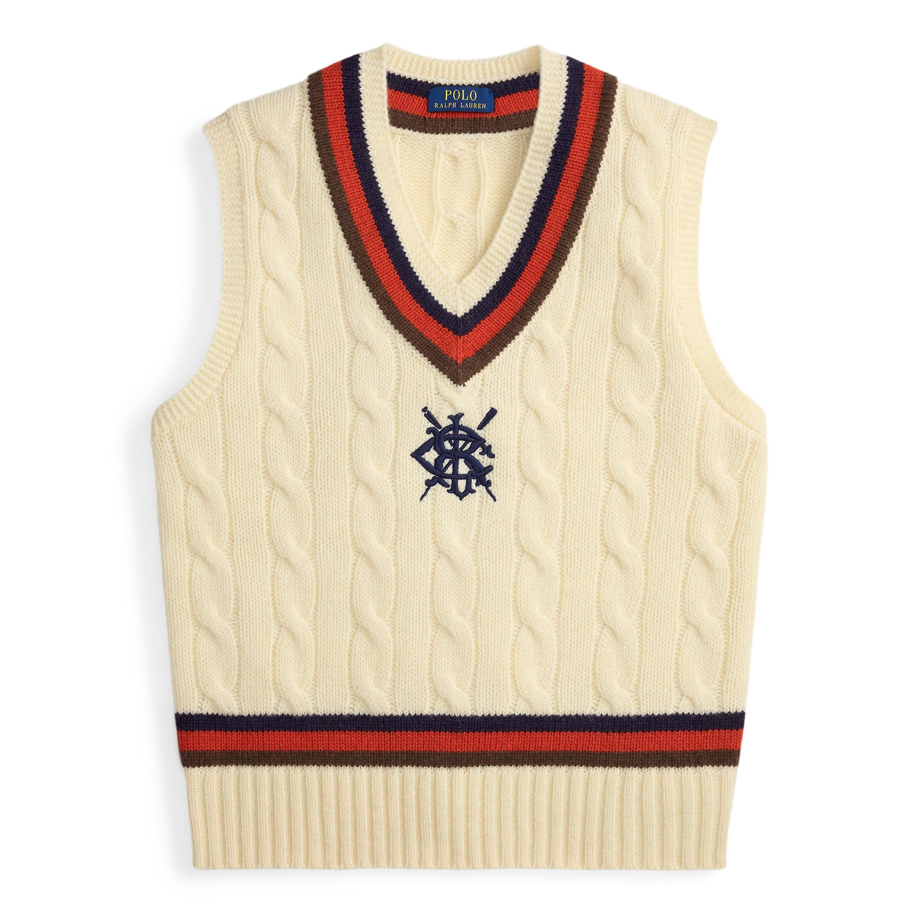 Cream Combo - Polo Ralph Lauren - Men's Crew Neck Jumper - 1