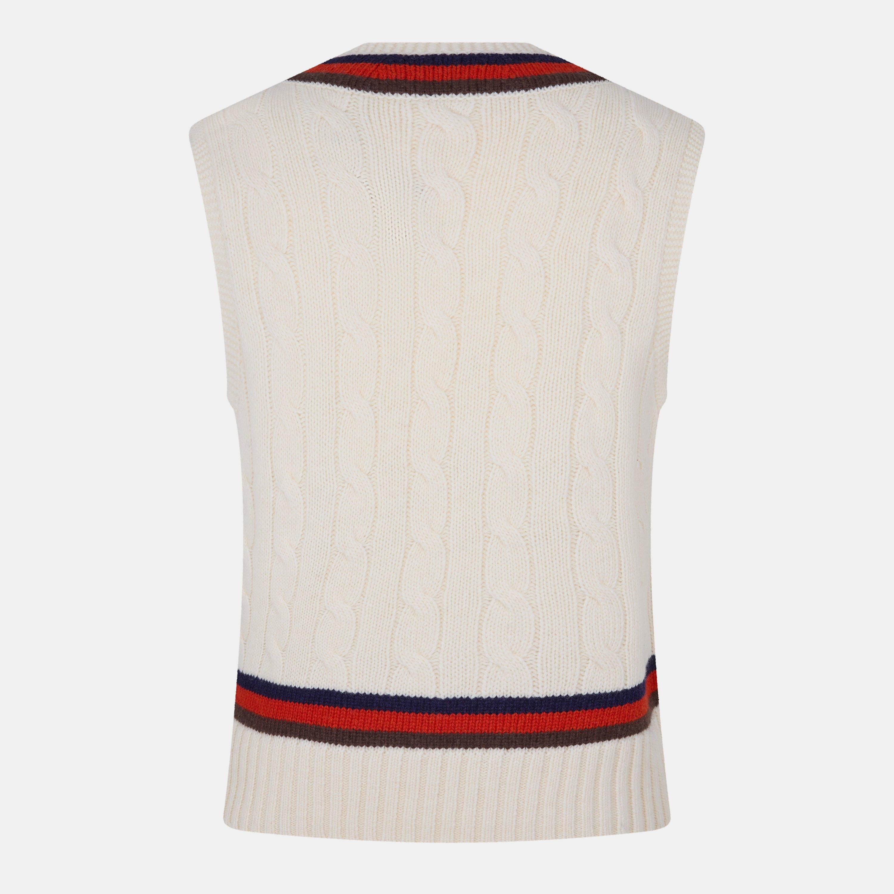 Cream Combo - Polo Ralph Lauren - Men's Crew Neck Jumper - 2