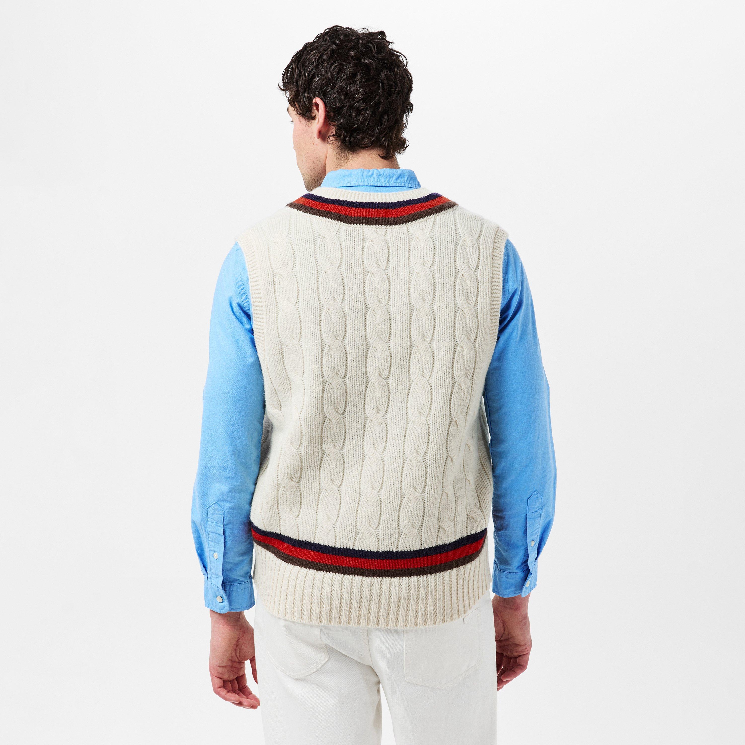 Cream Combo - Polo Ralph Lauren - Men's Crew Neck Jumper - 4