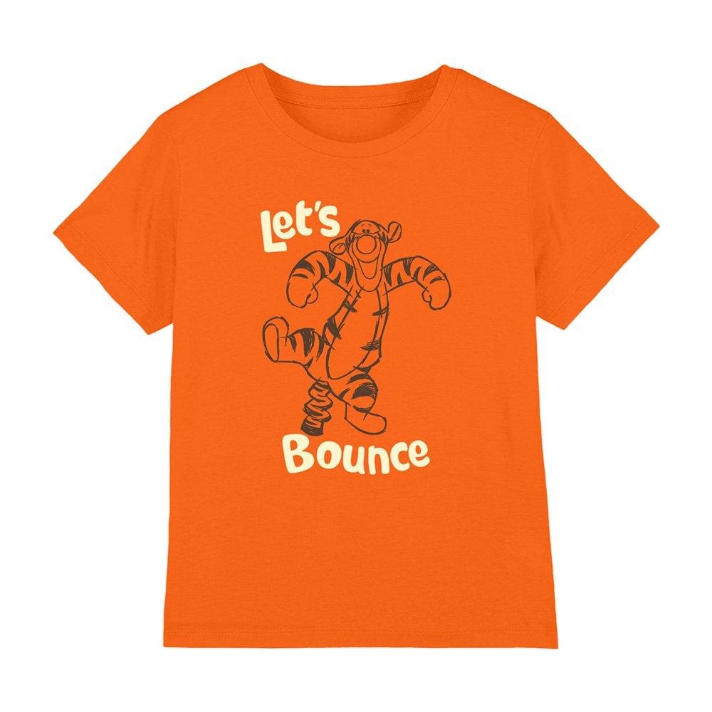 Orange - Disney - Winnie The Pooh Tigger LetS Bounce Kids T-Shirt - 1