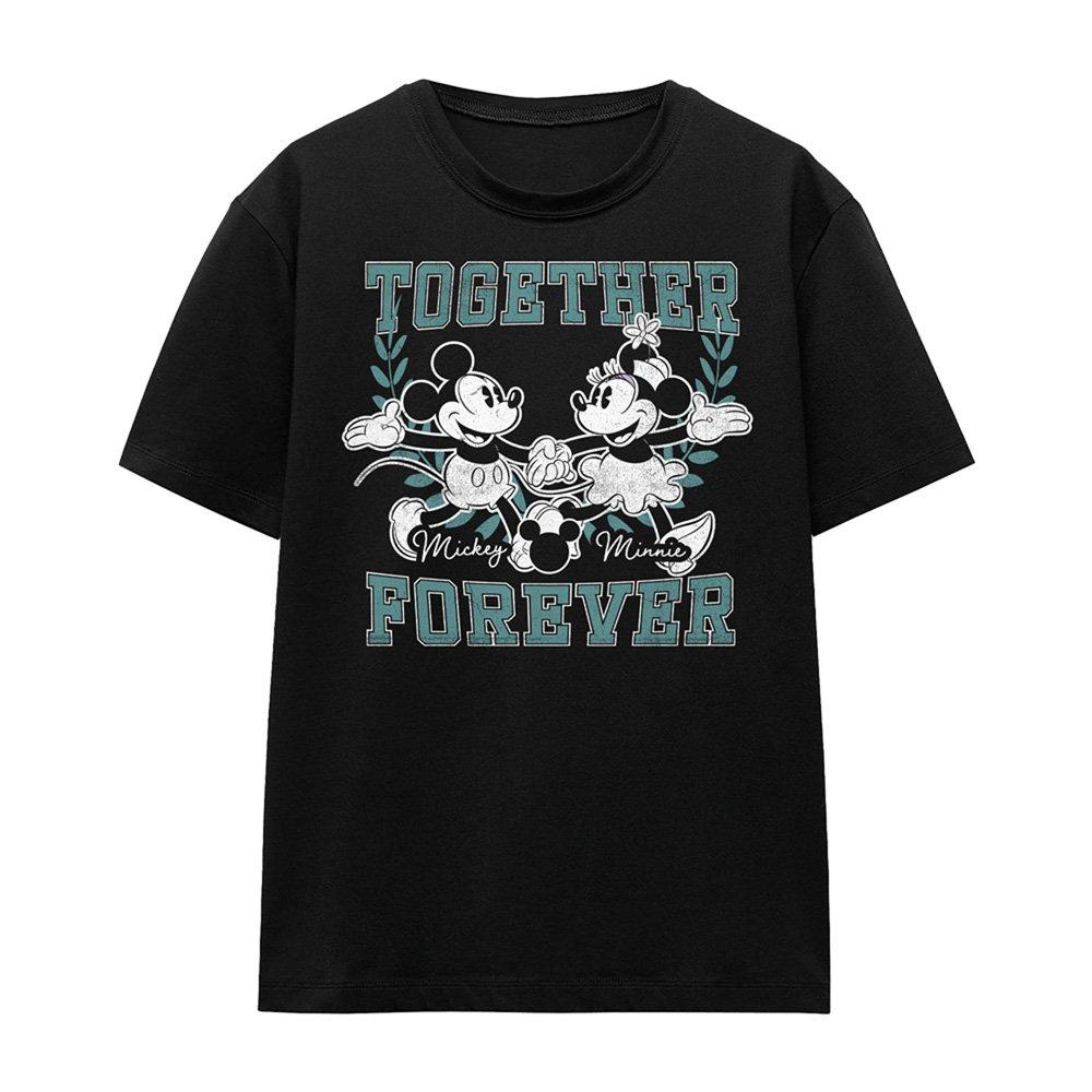 Black - Disney - Mickey And Minnie Together Forever T-Shirt Black - 4