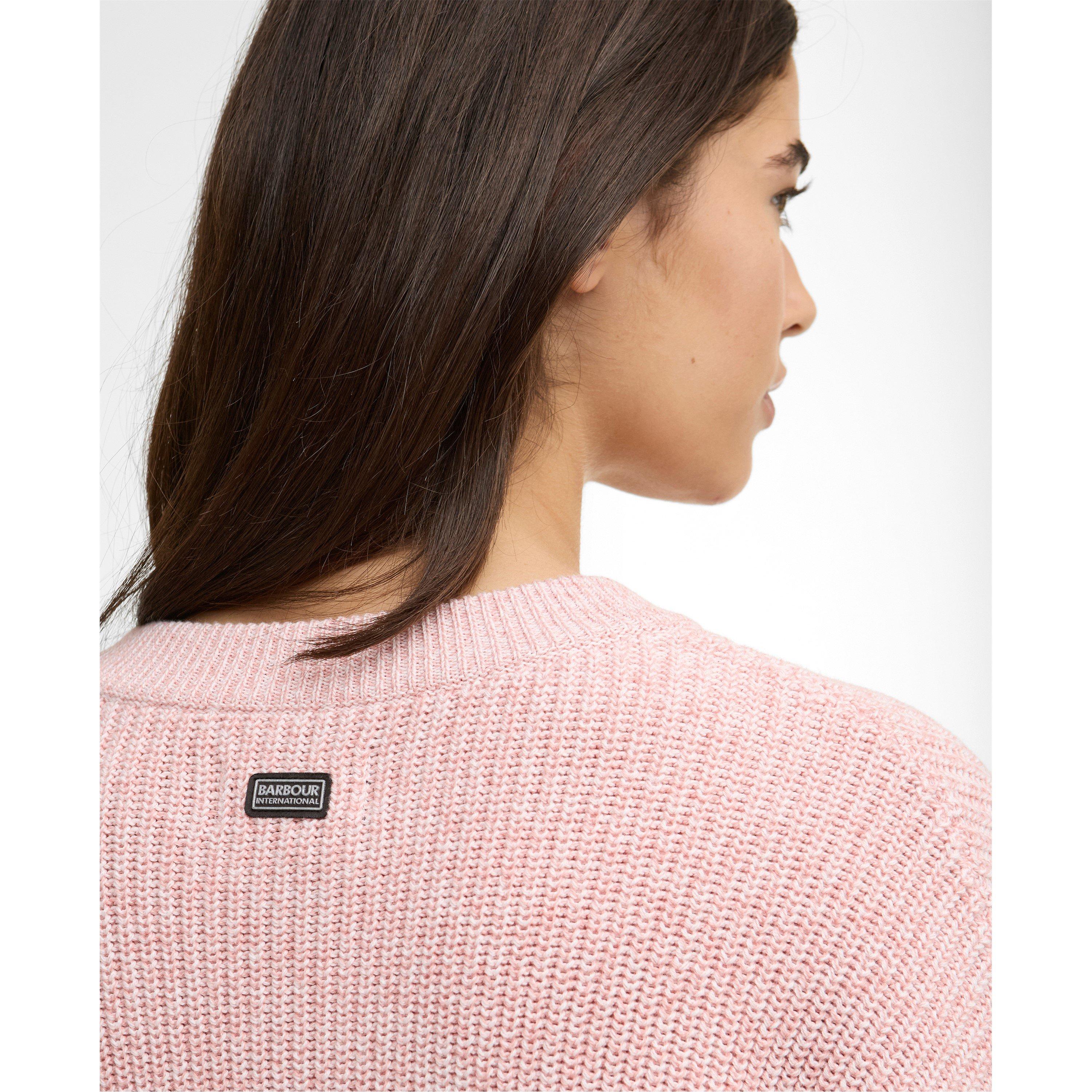 Desert Pink - Barbour International - Womens Alexis Crew-Neck Jumper - 4