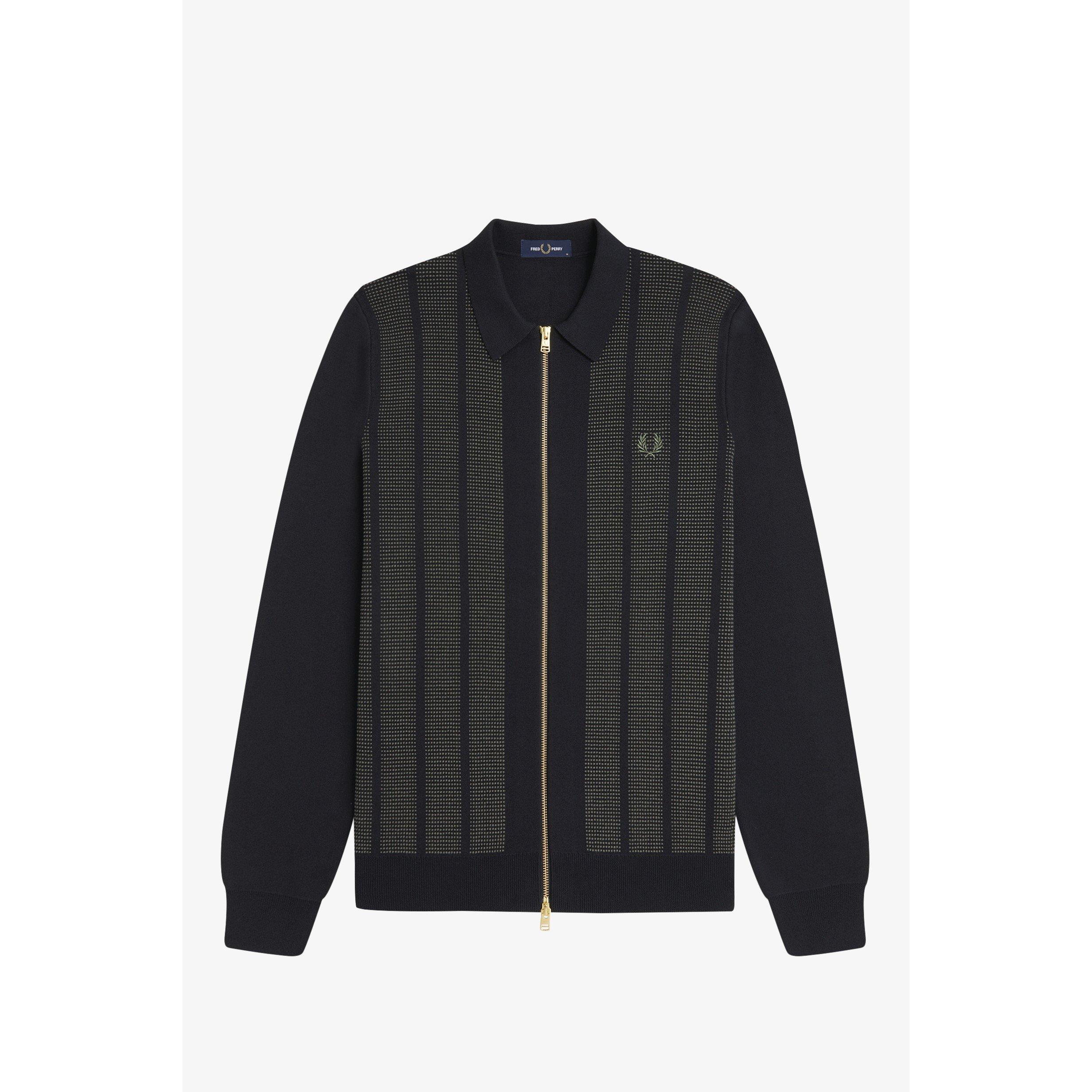 Black 102 - Fred Perry - Fred Panel Cardi Sn64 - 1