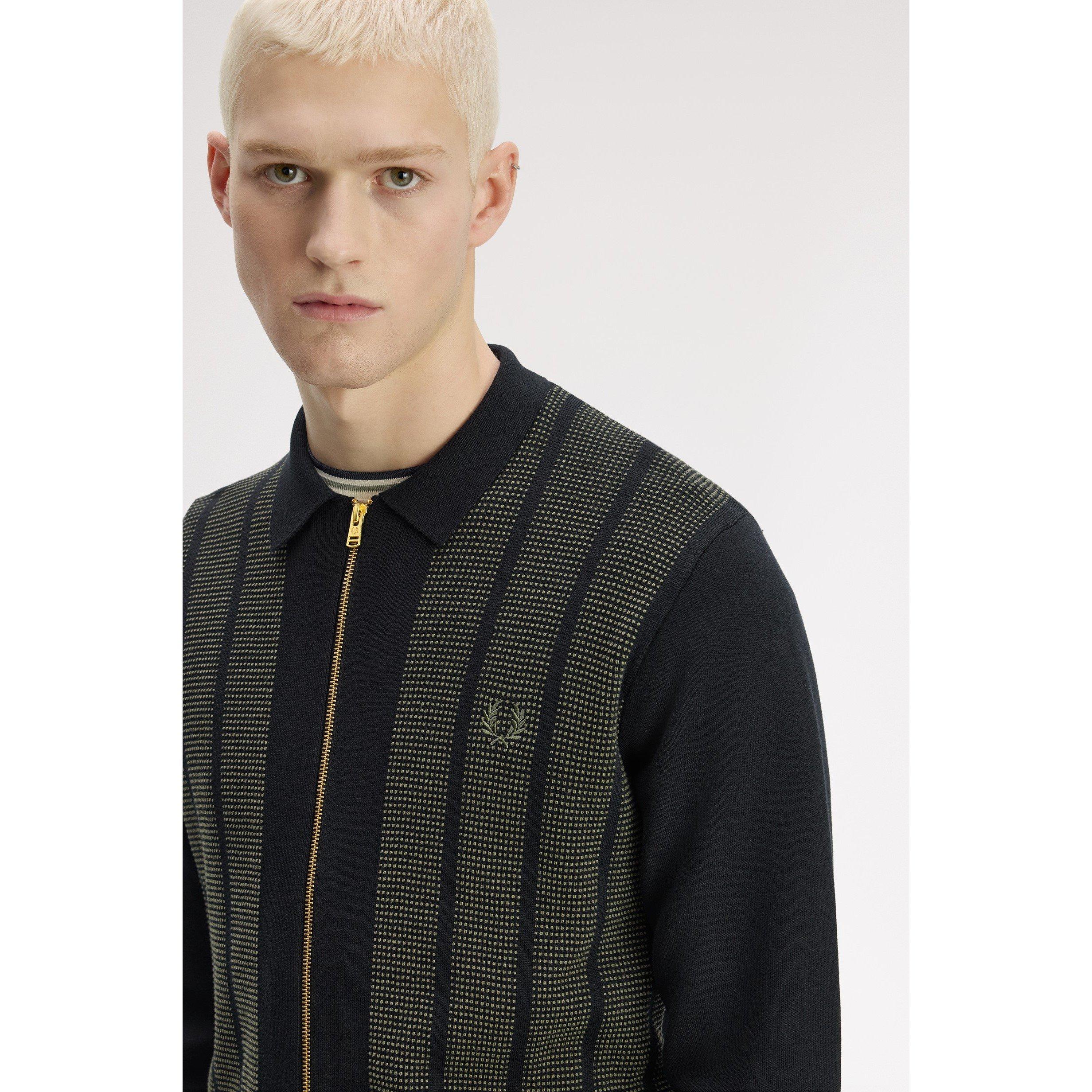 Black 102 - Fred Perry - Fred Panel Cardi Sn64 - 5