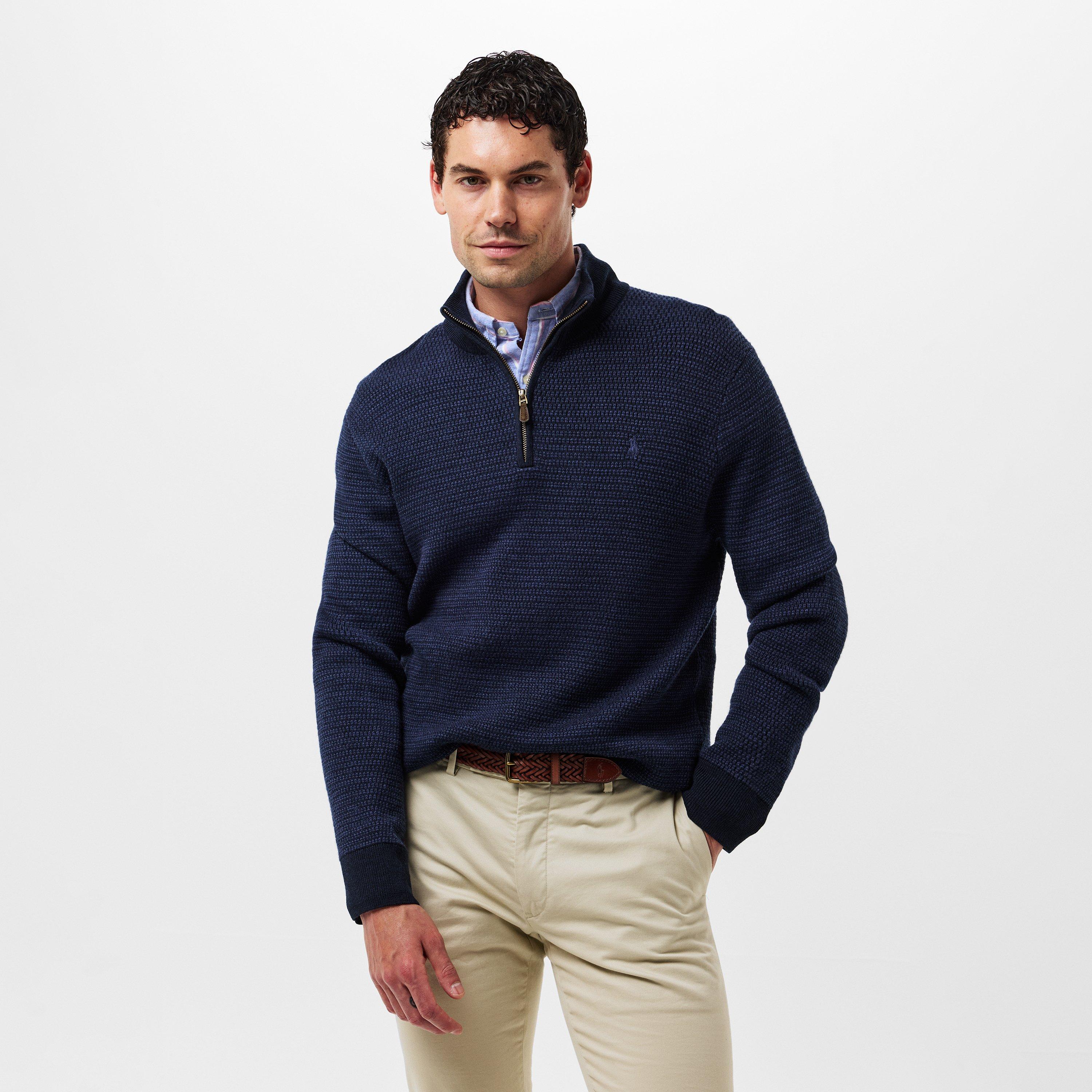 Hunter Navy - Polo Ralph Lauren - Men's Crew Neck Jumper - 3