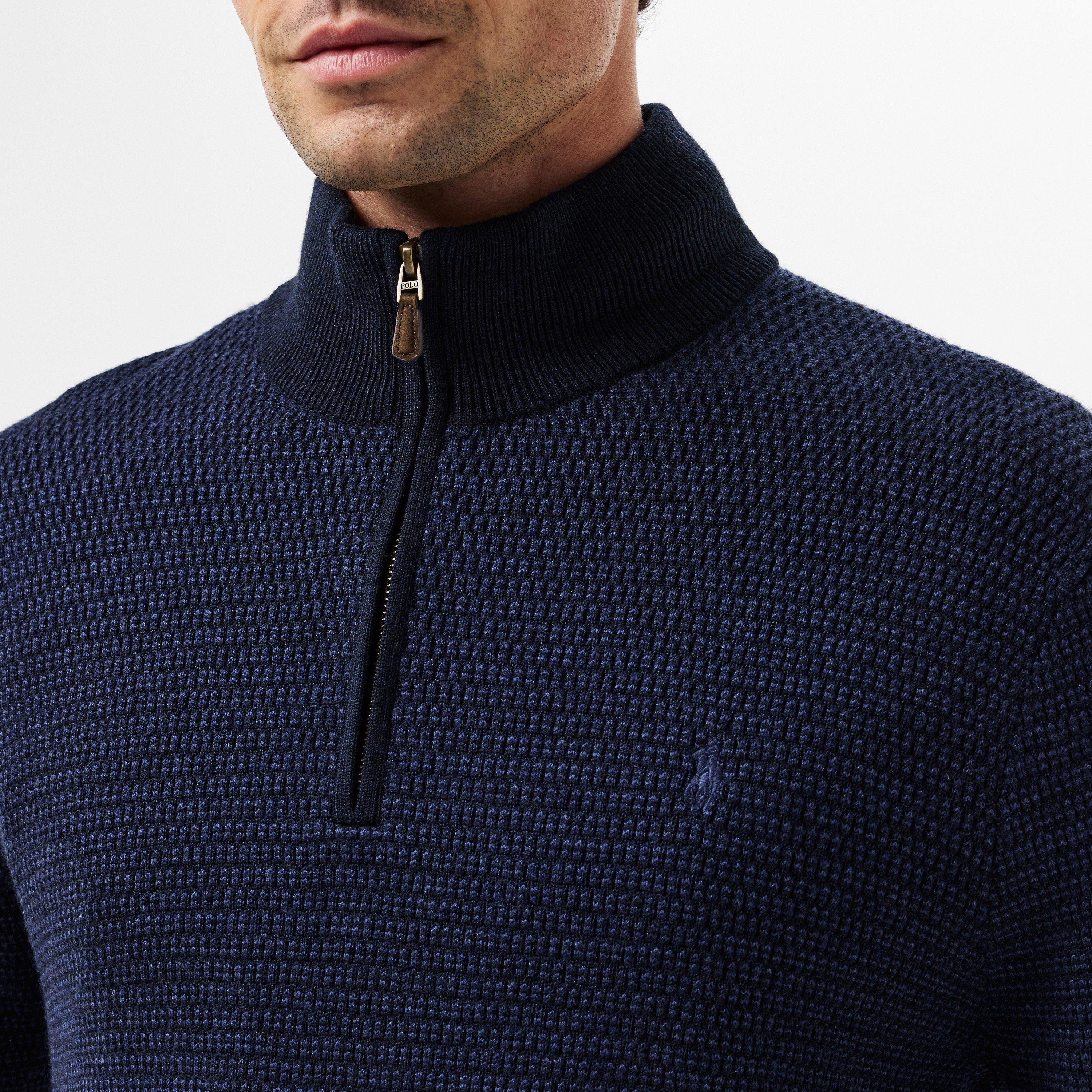 Hunter Navy - Polo Ralph Lauren - Men's Crew Neck Jumper - 5