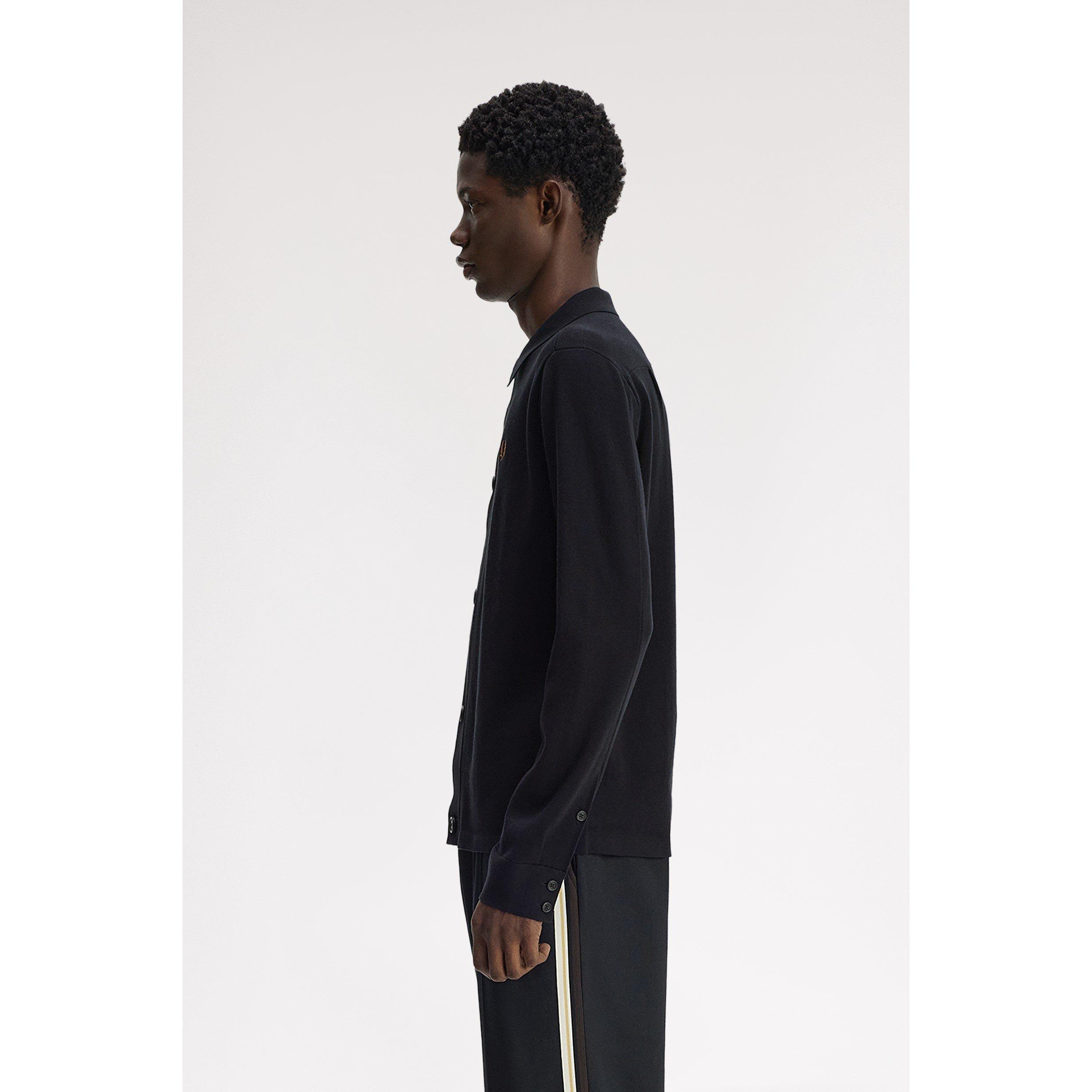 Black 102 - Fred Perry - Fred Knt Overshit Sn64 - 4