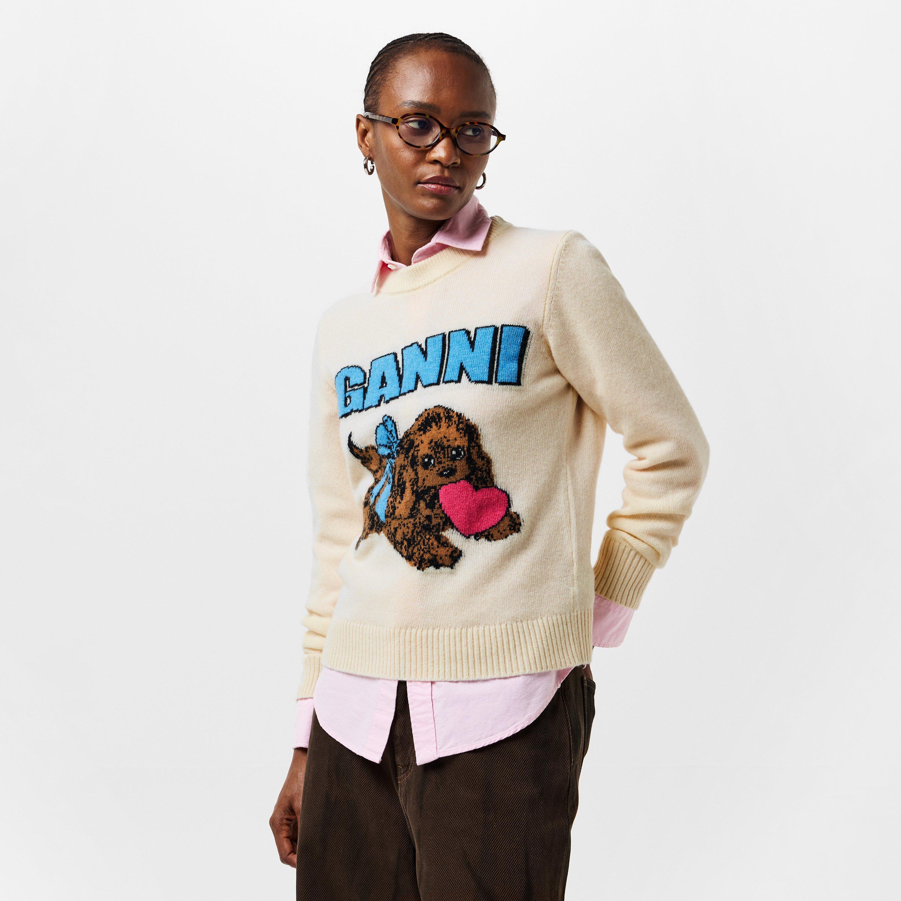 Egret - Ganni - Ganni Puppy Jumper Ld54 - 3