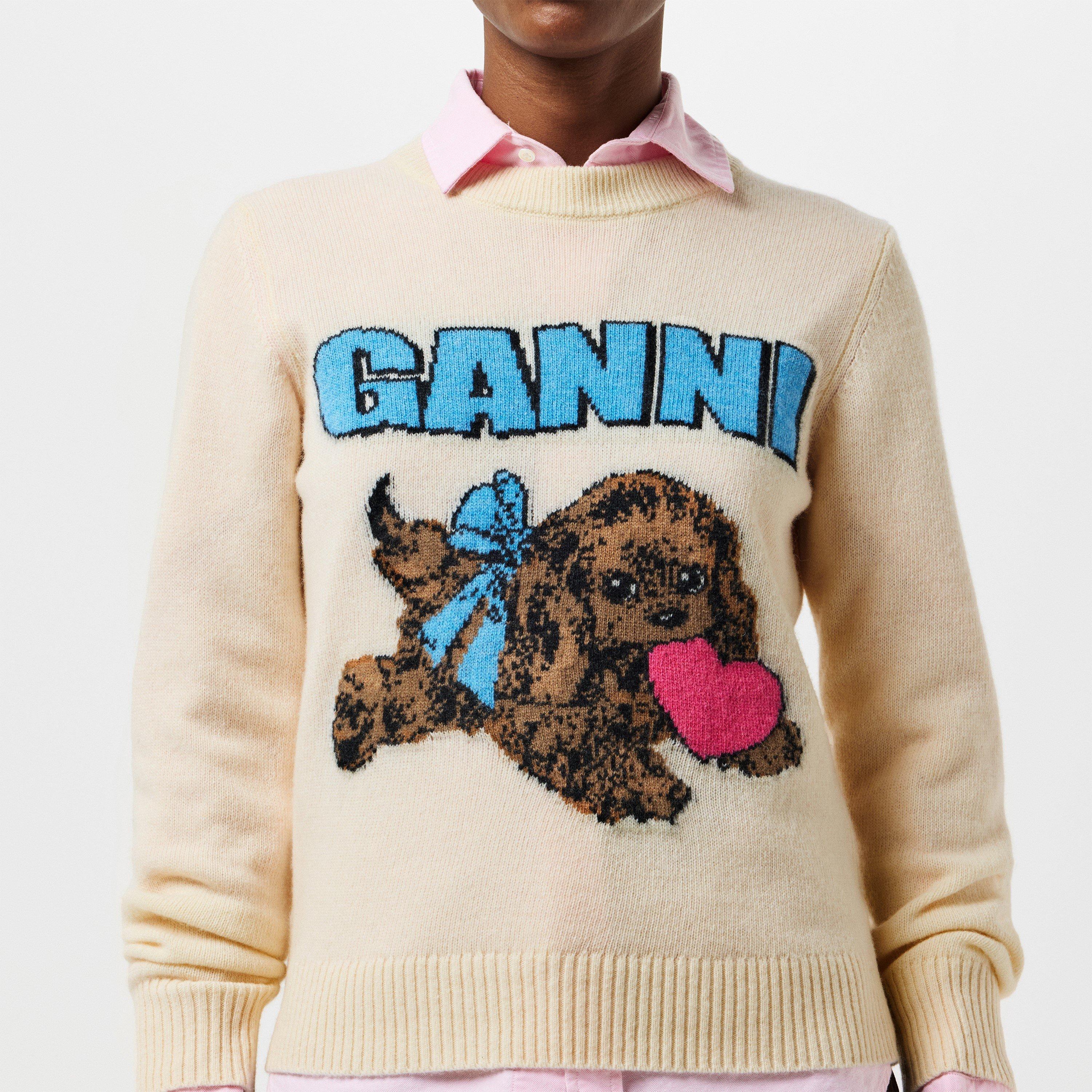 Egret - Ganni - Ganni Puppy Jumper Ld54 - 5