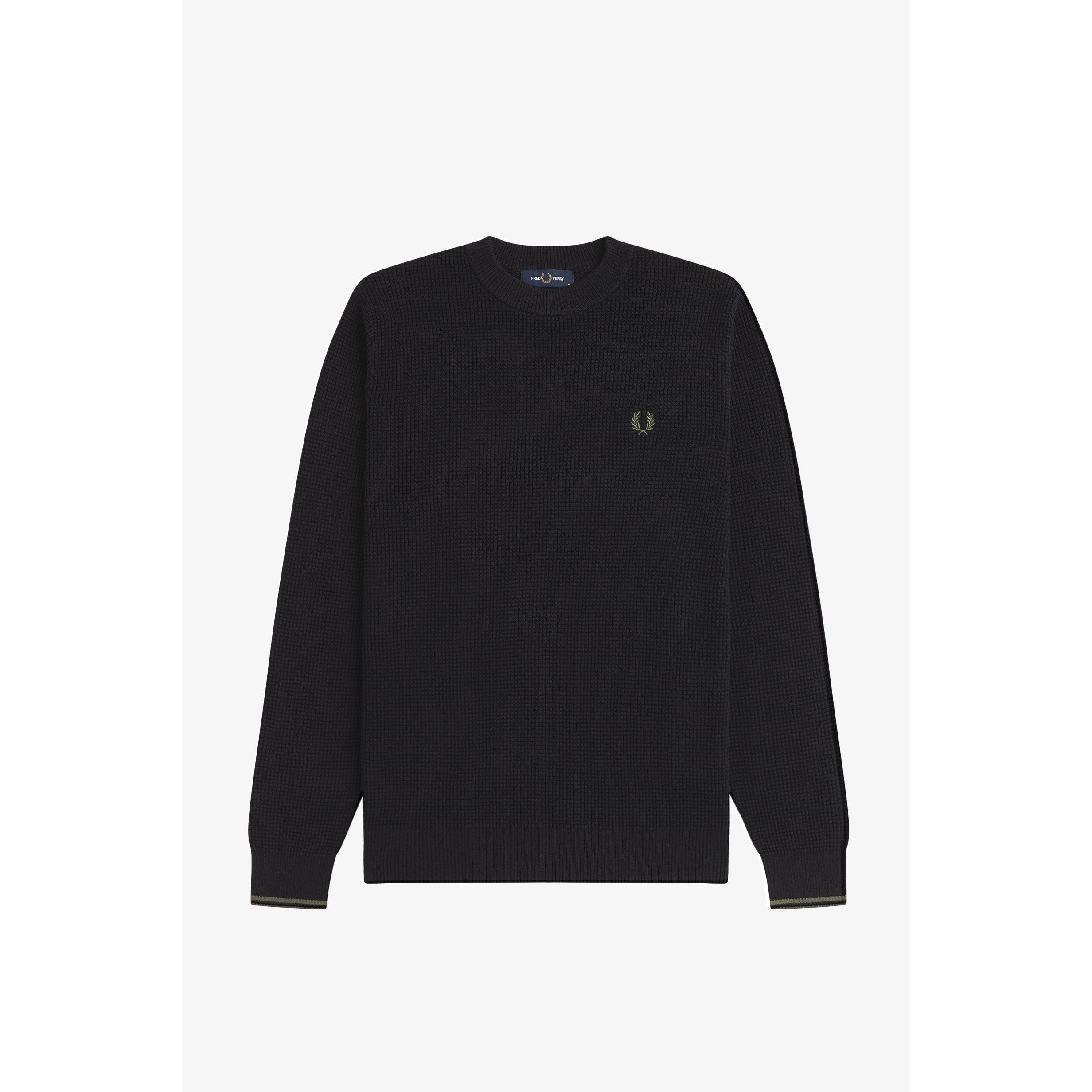 Black 198 - Fred Perry - Fred Waff Jumper Sn64 - 1