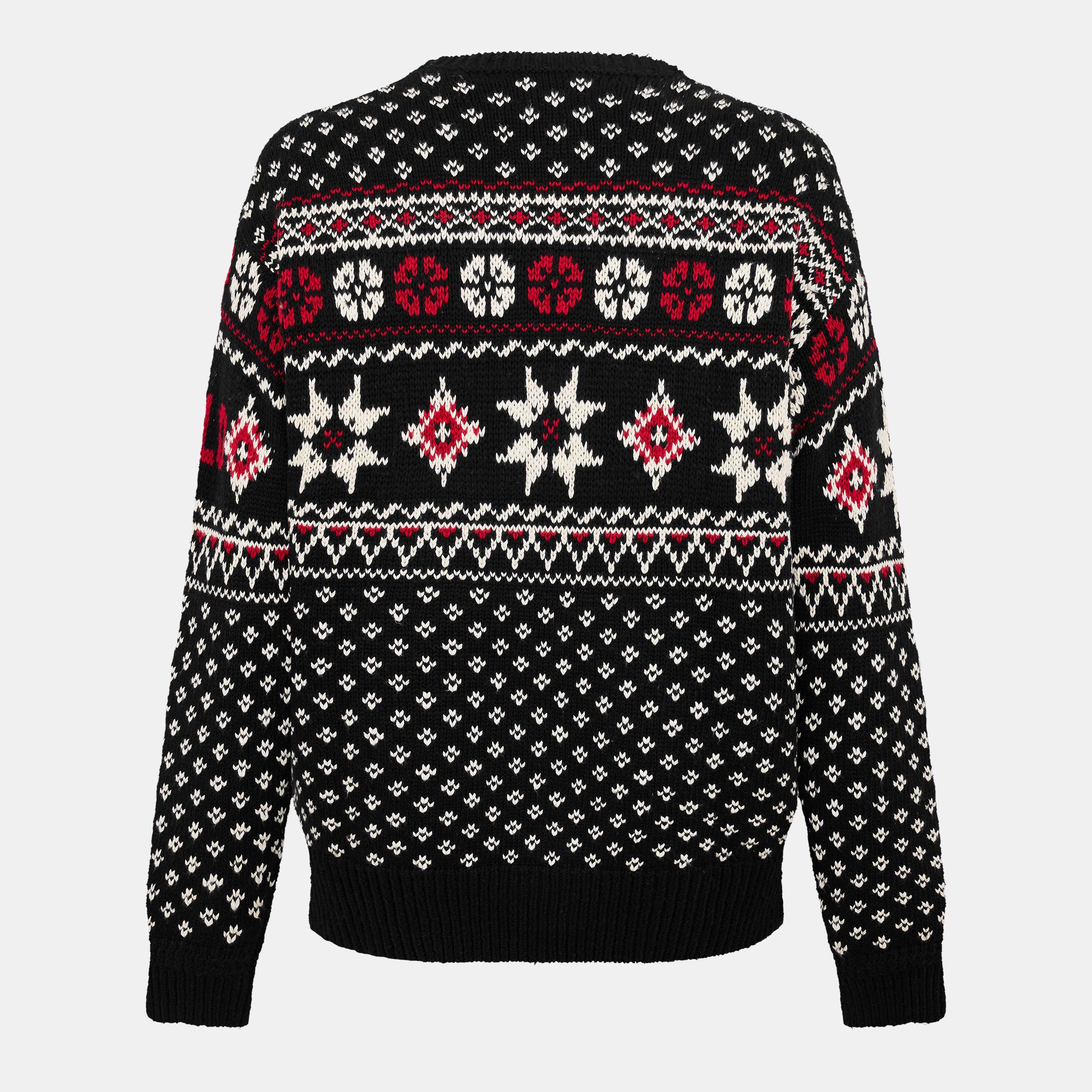 Black Combo - Polo Ralph Lauren - Men's Fairisle Cashmere Crew Neck Jumper - 2