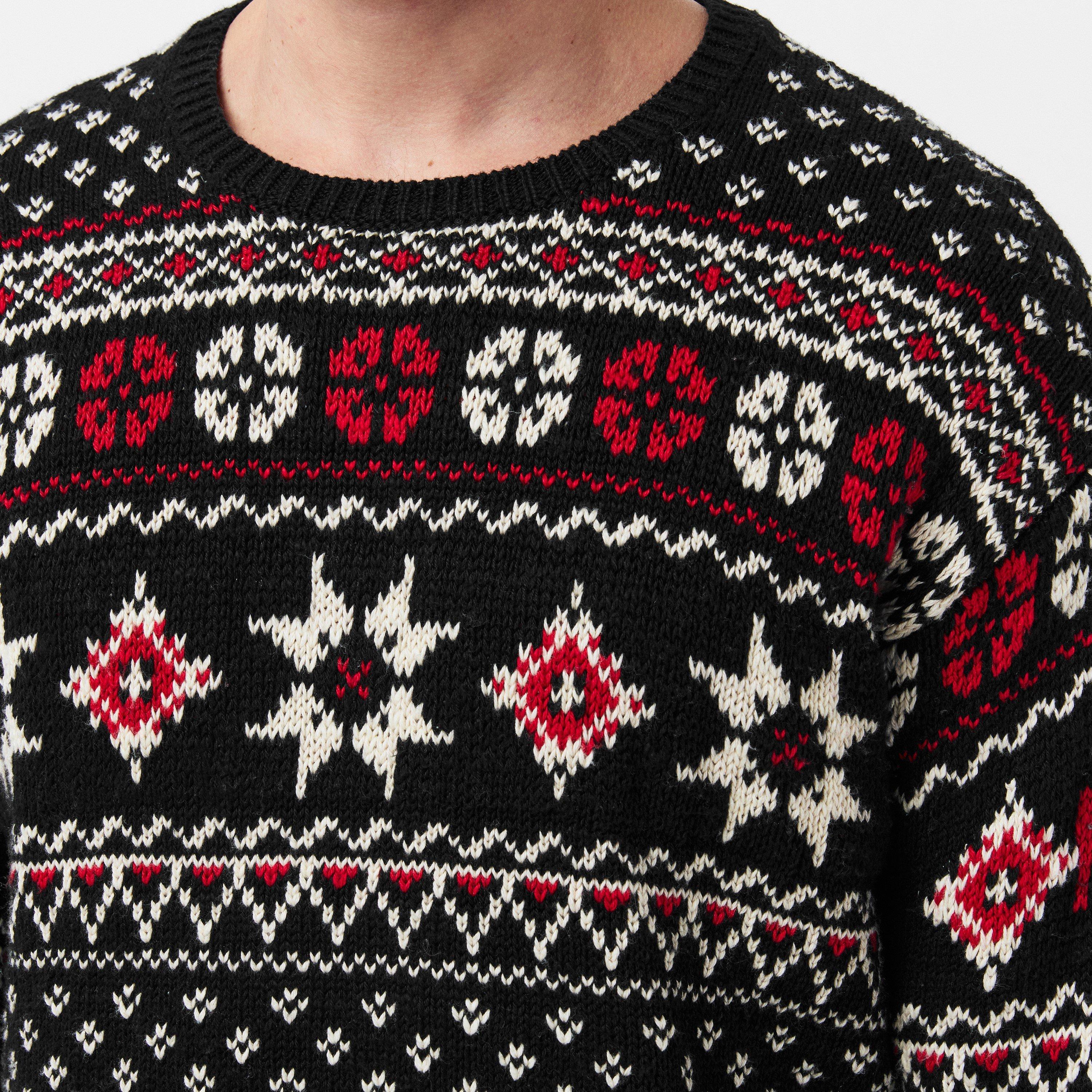 Black Combo - Polo Ralph Lauren - Men's Fairisle Cashmere Crew Neck Jumper - 5