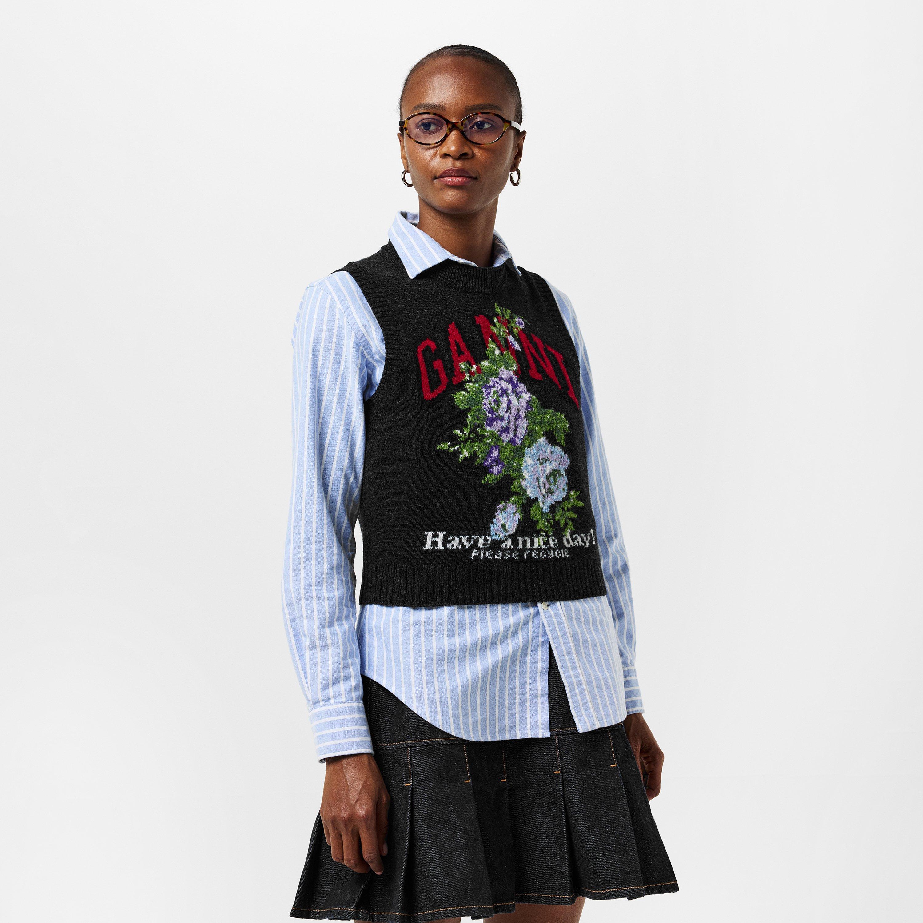 Phantom - Ganni - Ganni Flower Vest Ld54 - 3